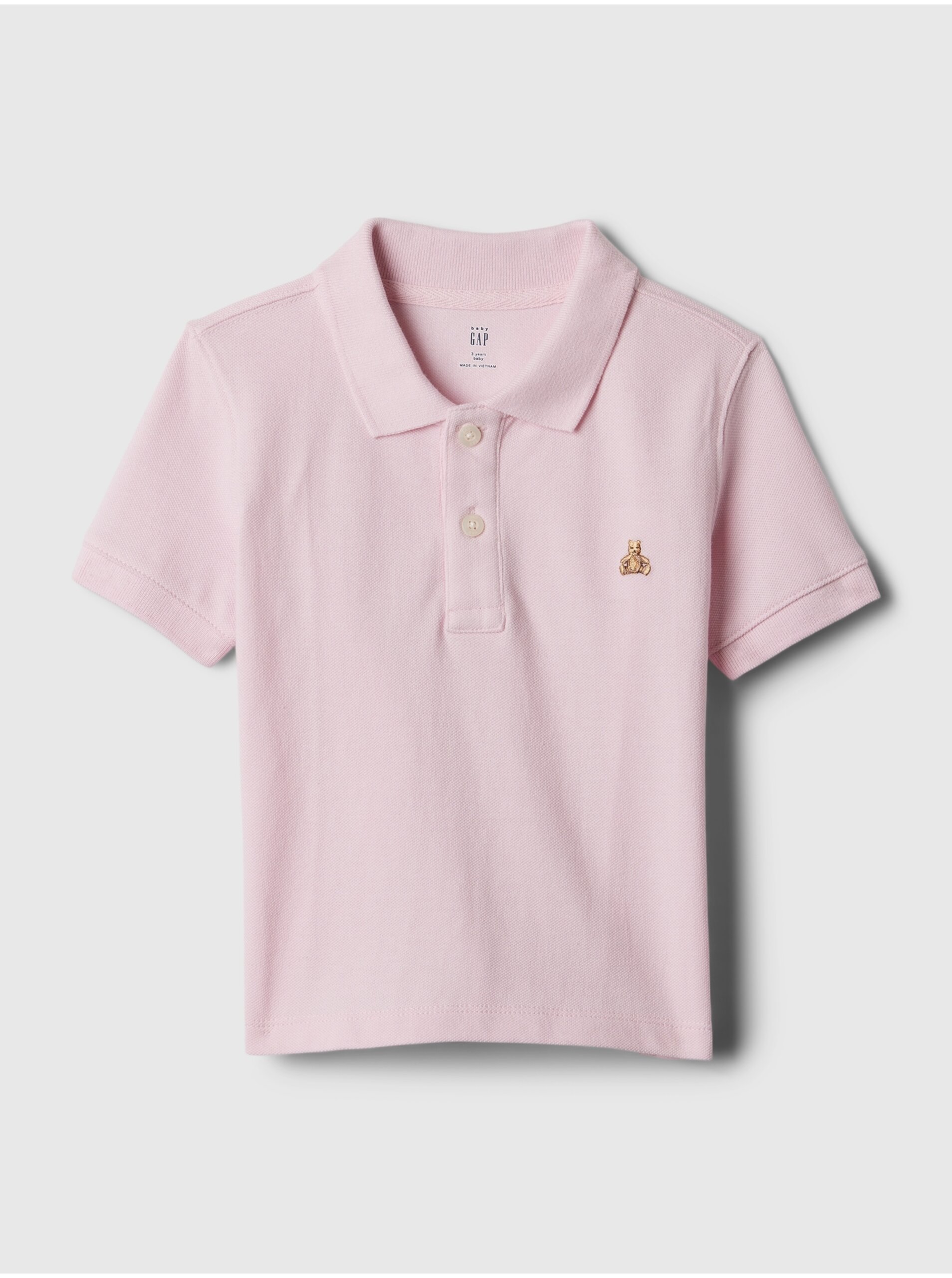Lacno Ružové chlapčenské polo tričko GAP