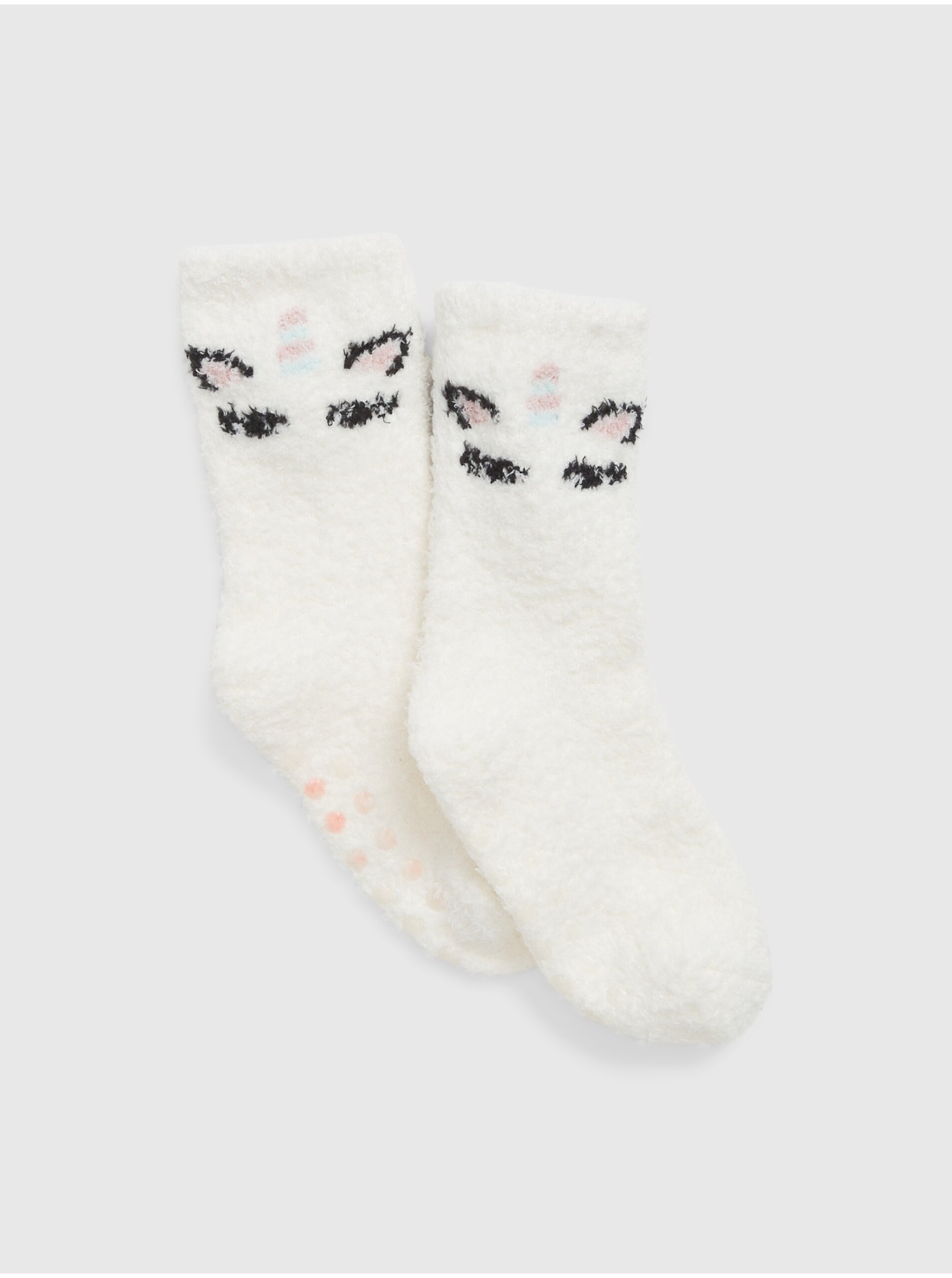 E-shop Biele dievčenské ponožky GAP