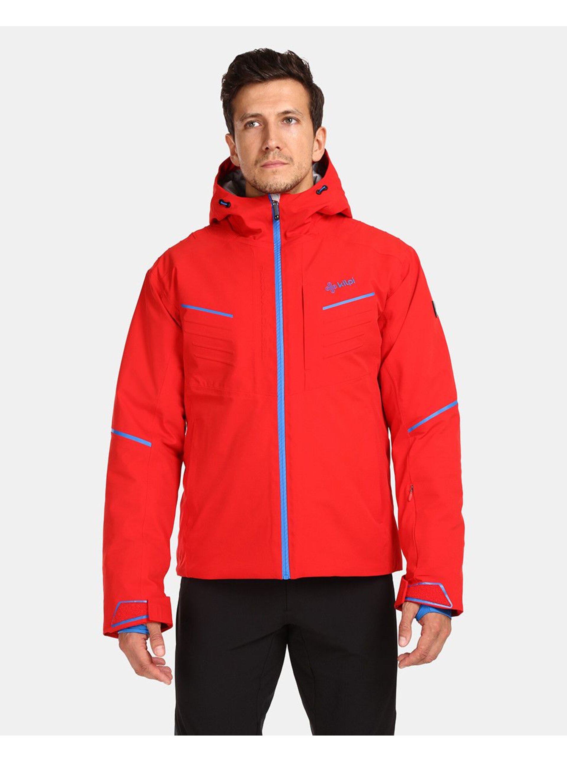 Levně Červená pánská lyžařská bunda Kilpi Killy-M