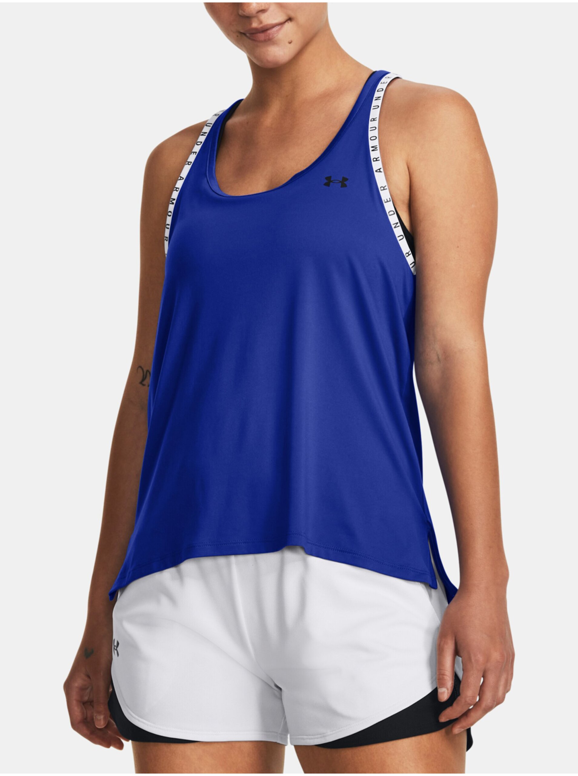 Levně Modré sportovní tílko Under Armour UA Knockout Tank