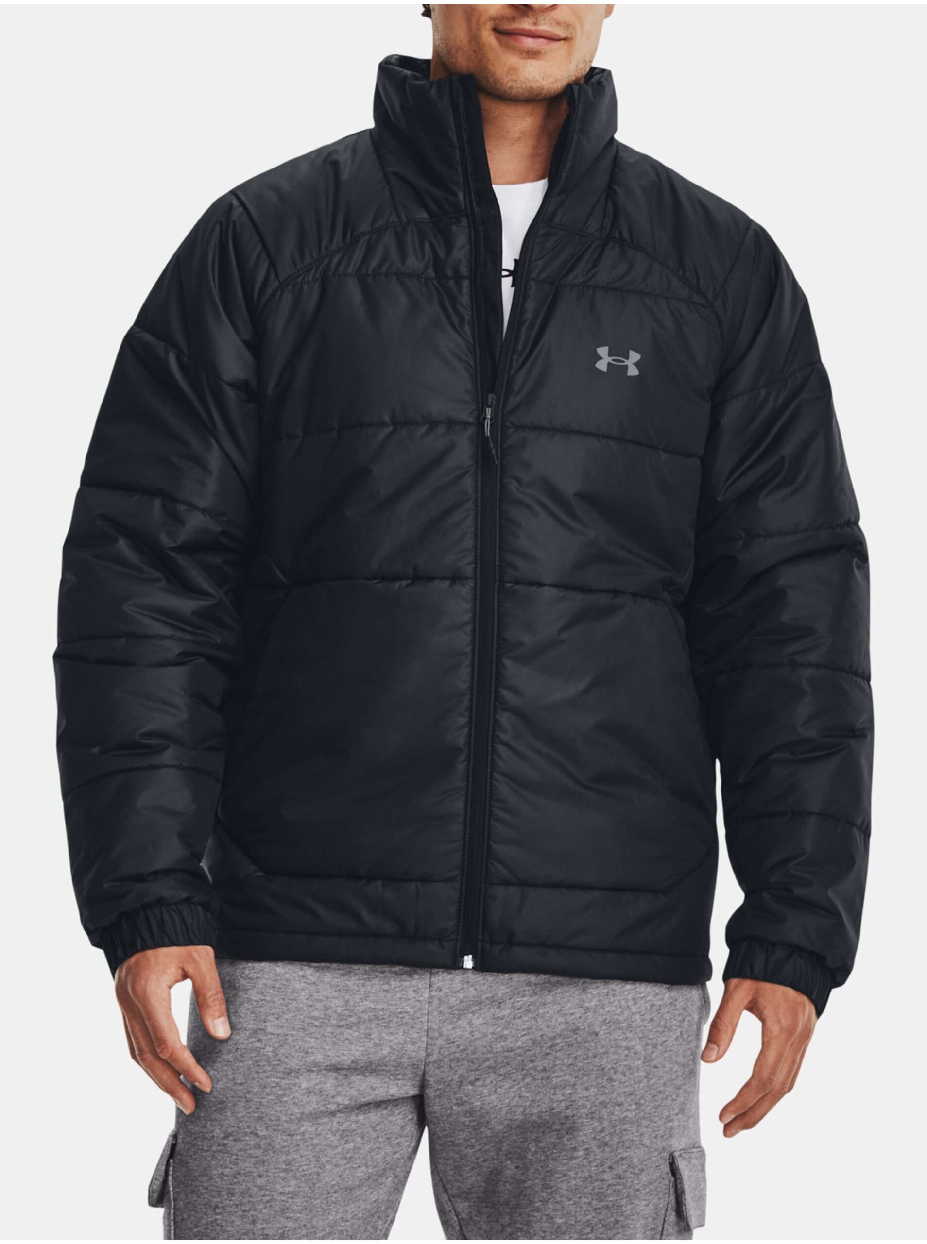 E-shop Čierna prešívaná zimná bunda Under Armour UA STRM INS JKT