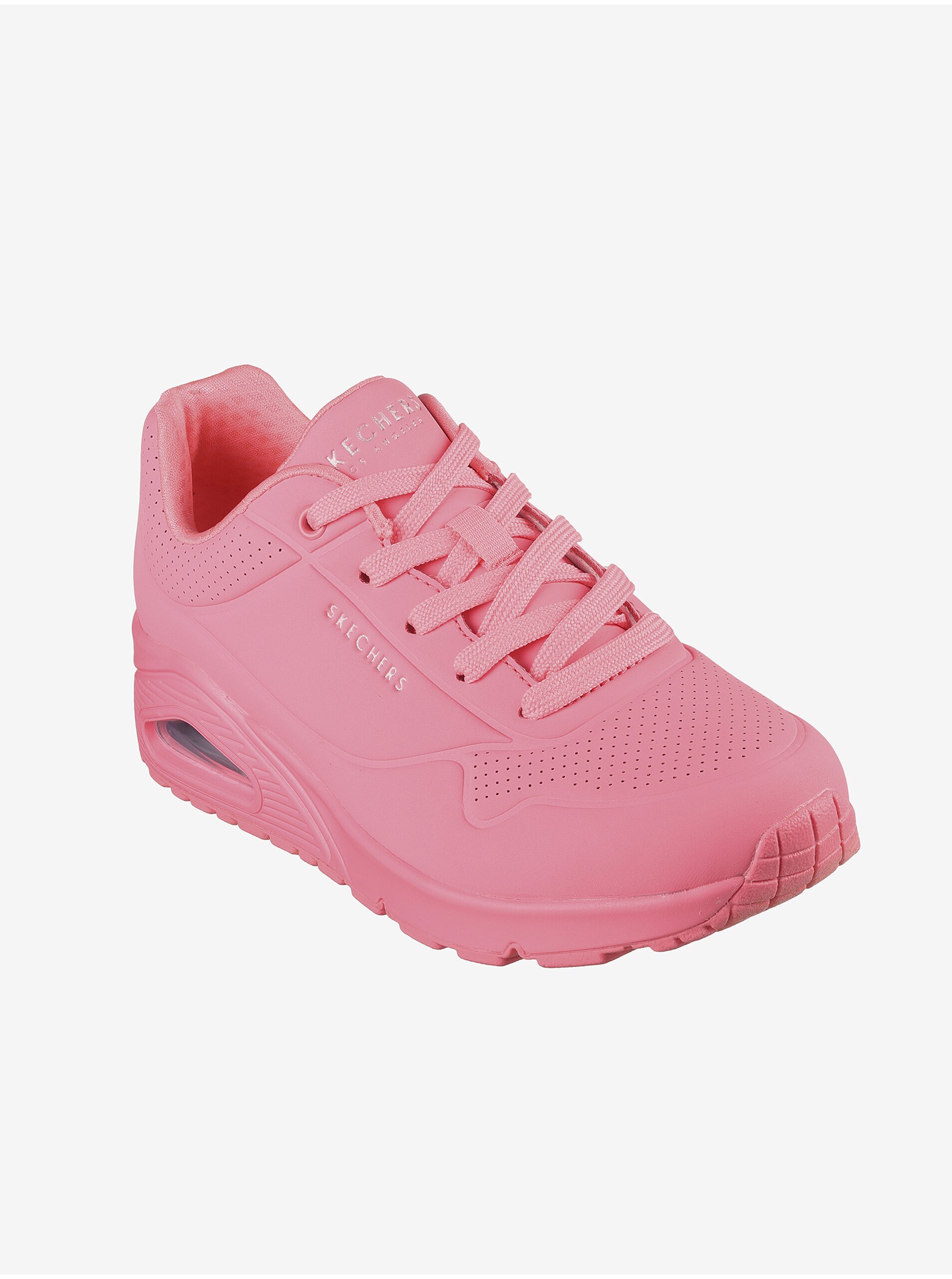 Lacno Ružové dámske tenisky Skechers Uno - Stand on Air