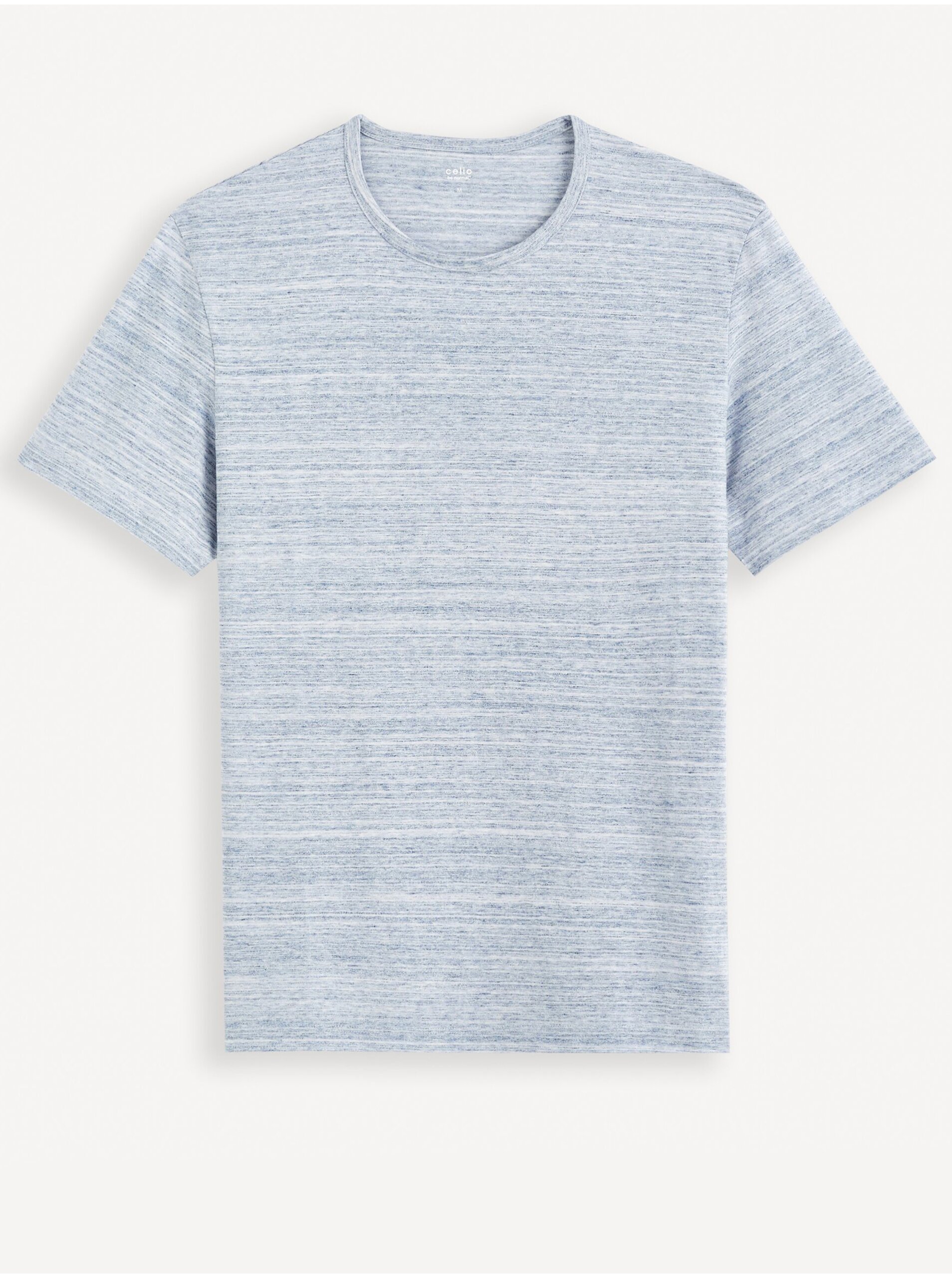 E-shop Světle modré pánské tričko Celio Gejecte