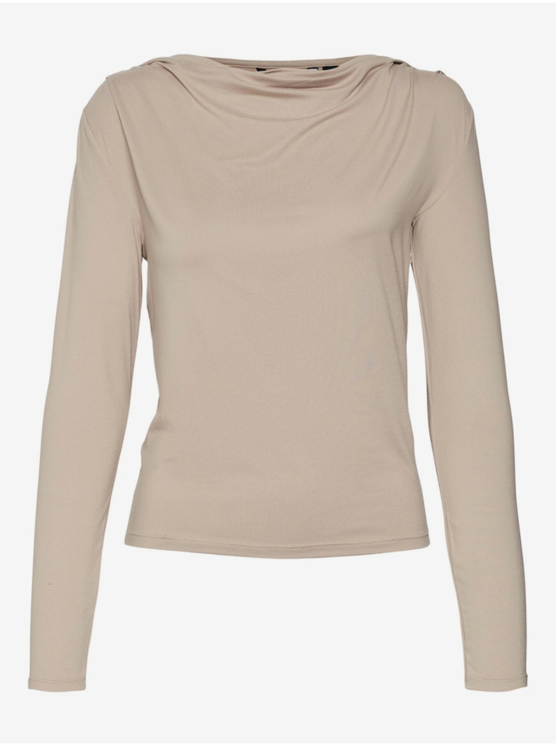 E-shop Béžové dámske tričko Vero Moda Carol