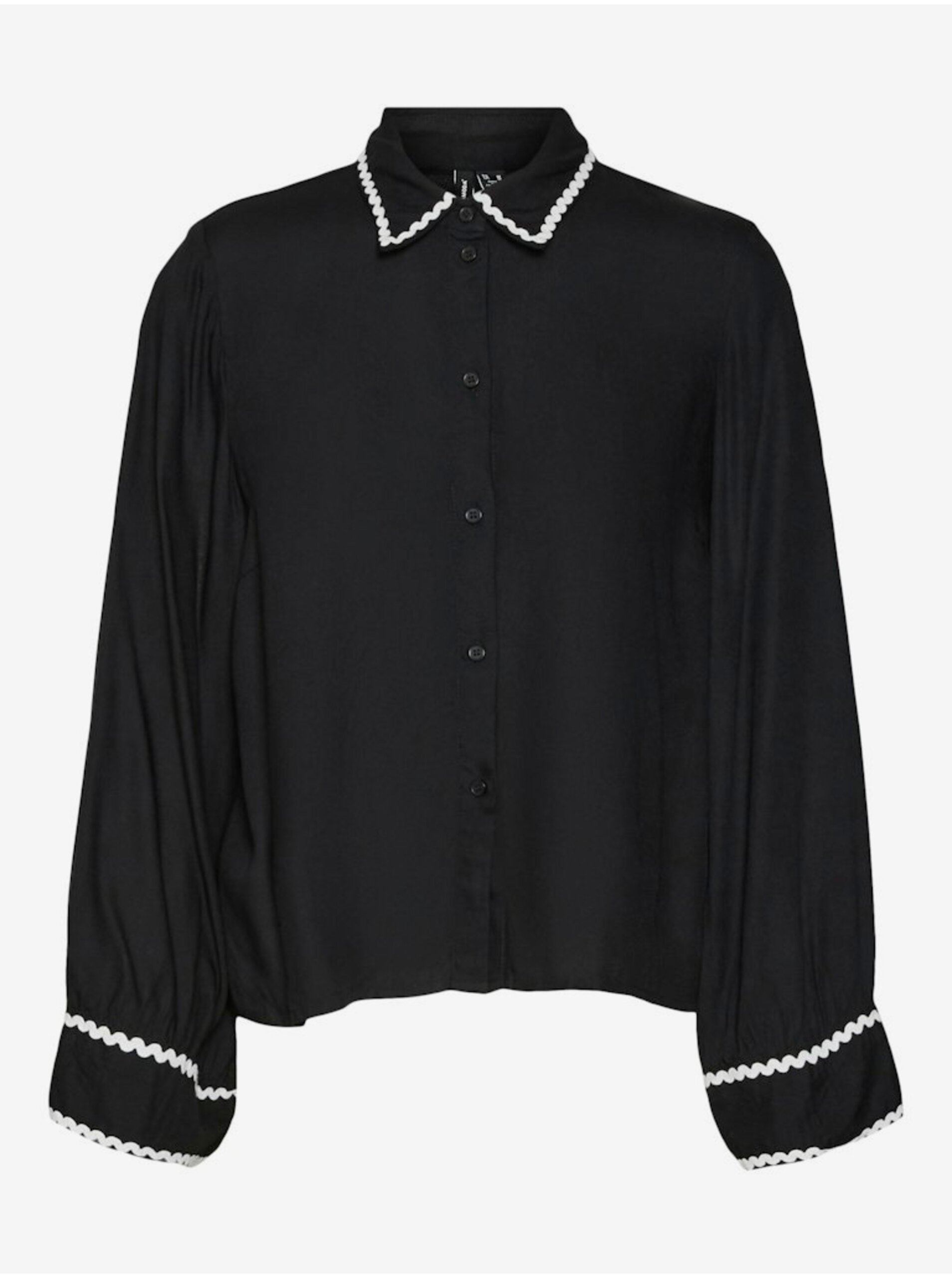 E-shop Černá dámská košile Vero Moda Bumpy
