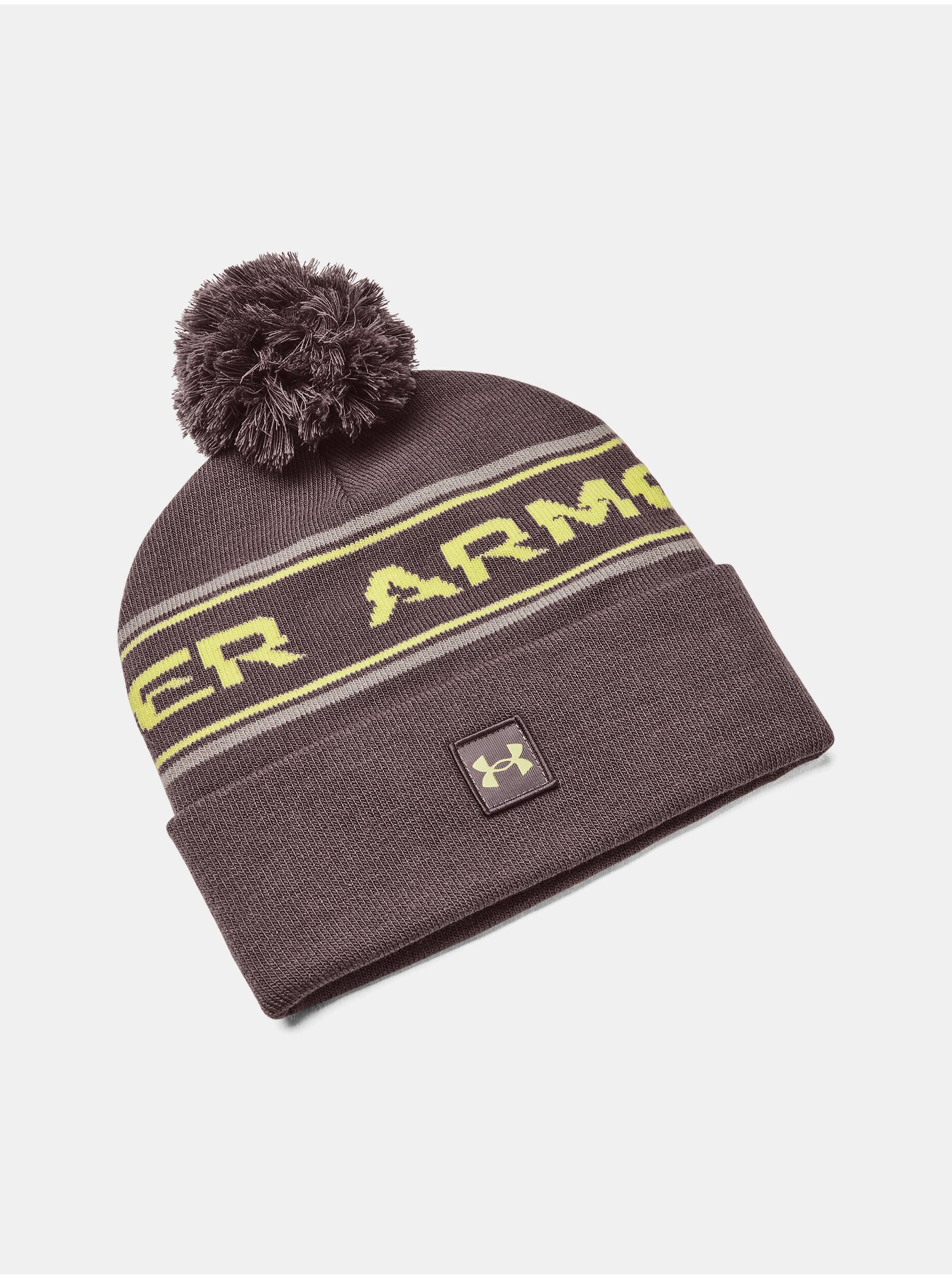 Levně Hnědá čepice Under Armour UA Men's Halftime Pom Beanie