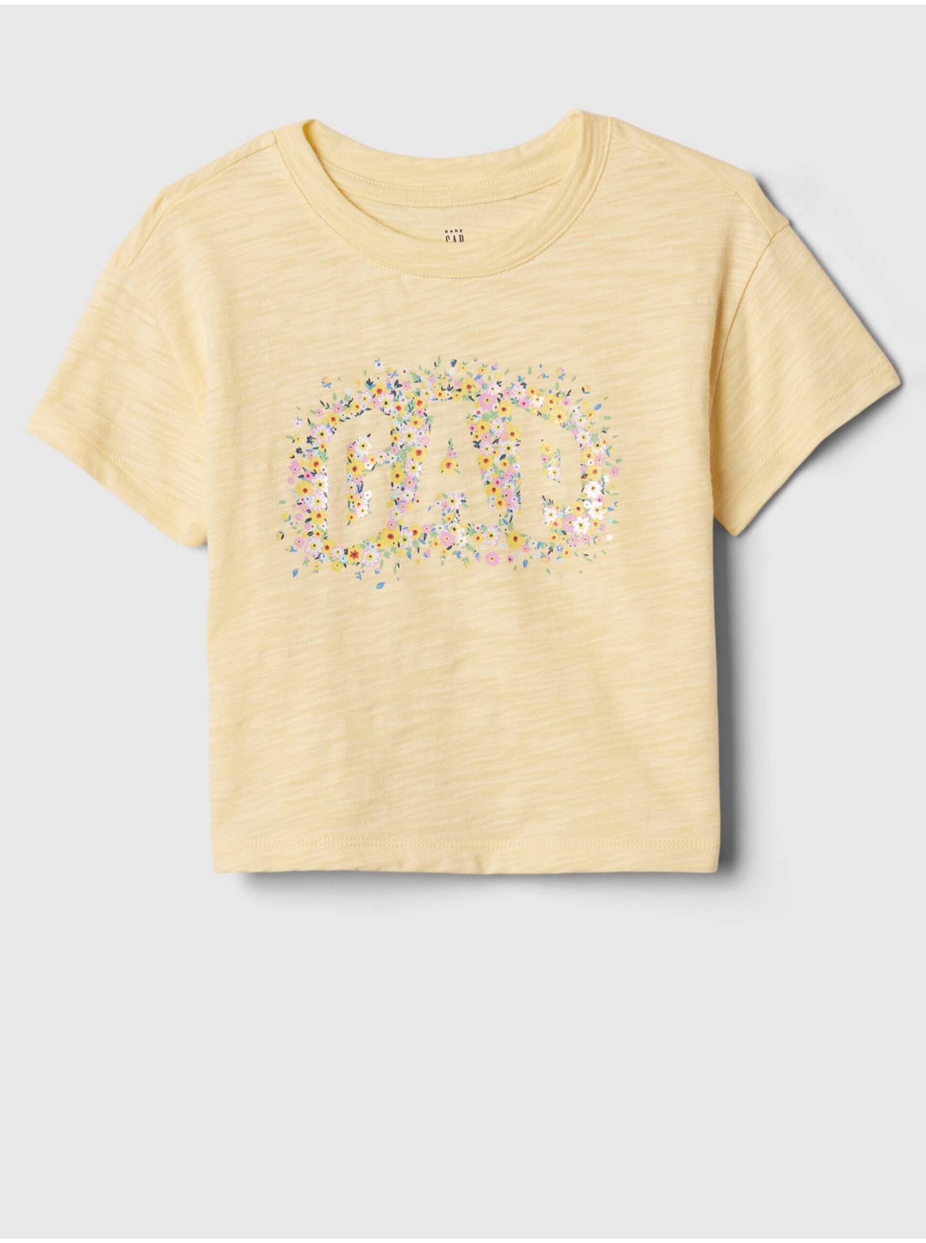 E-shop Oranžové dievčenské tričko GAP