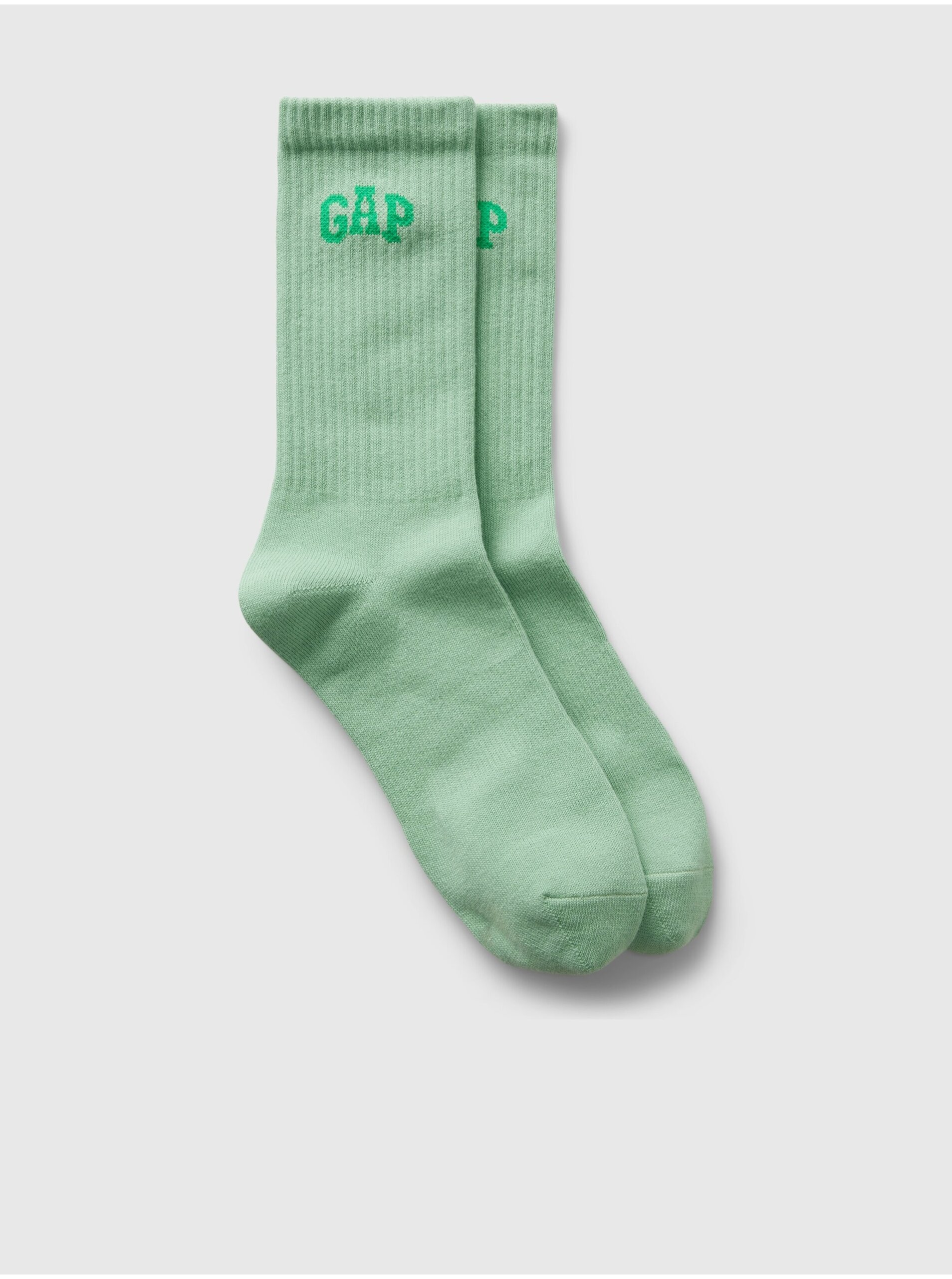Levně Světle zelené pánské ponožky GAP