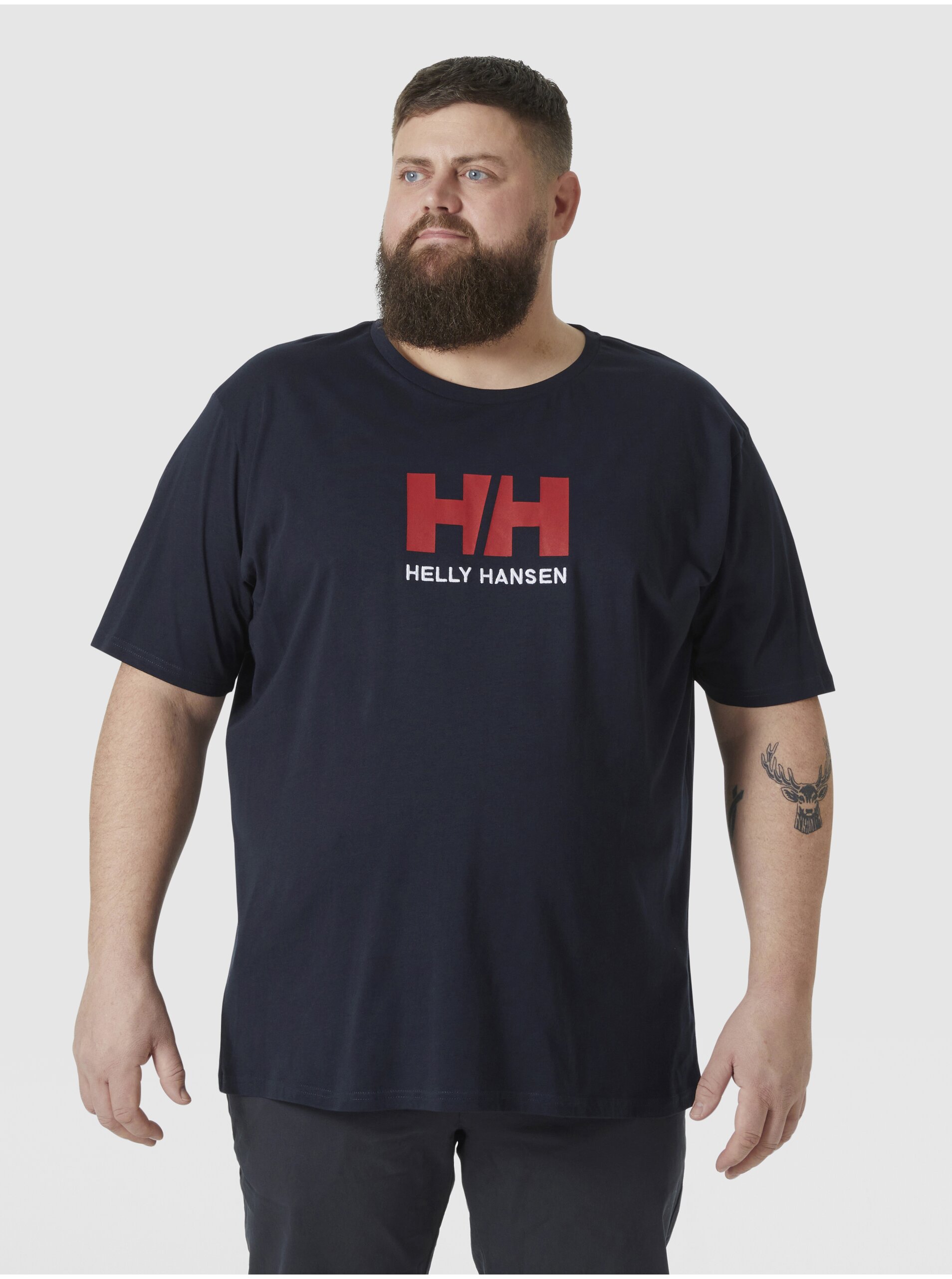 Levně Tmavě modré pánské tričko HELLY HANSEN HH® Logo