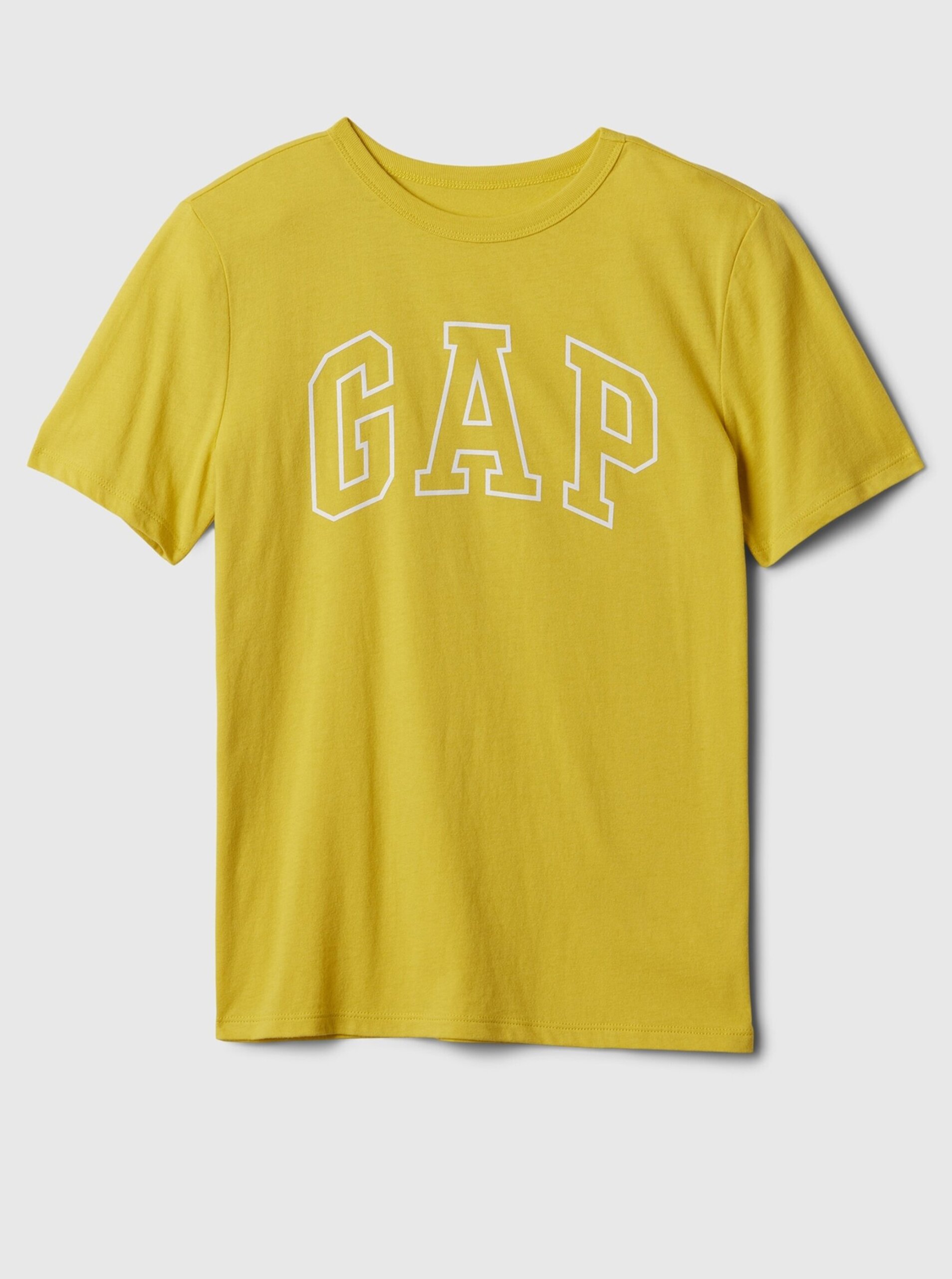 Levně Žluté klučičí tričko GAP