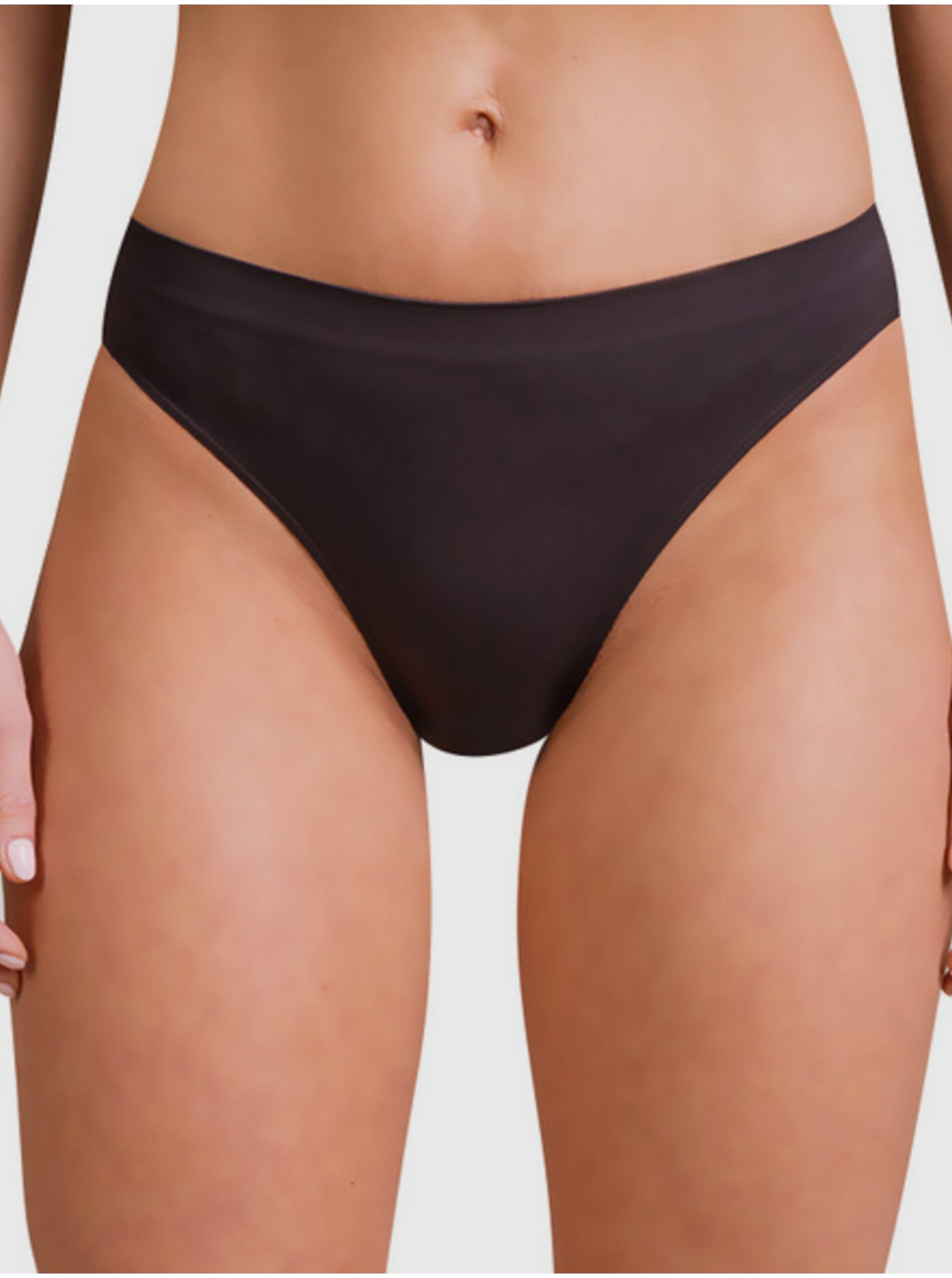 E-shop Čierne dámske bezšvové nohavičky BELLINDA Seamless Microfibre Minislip