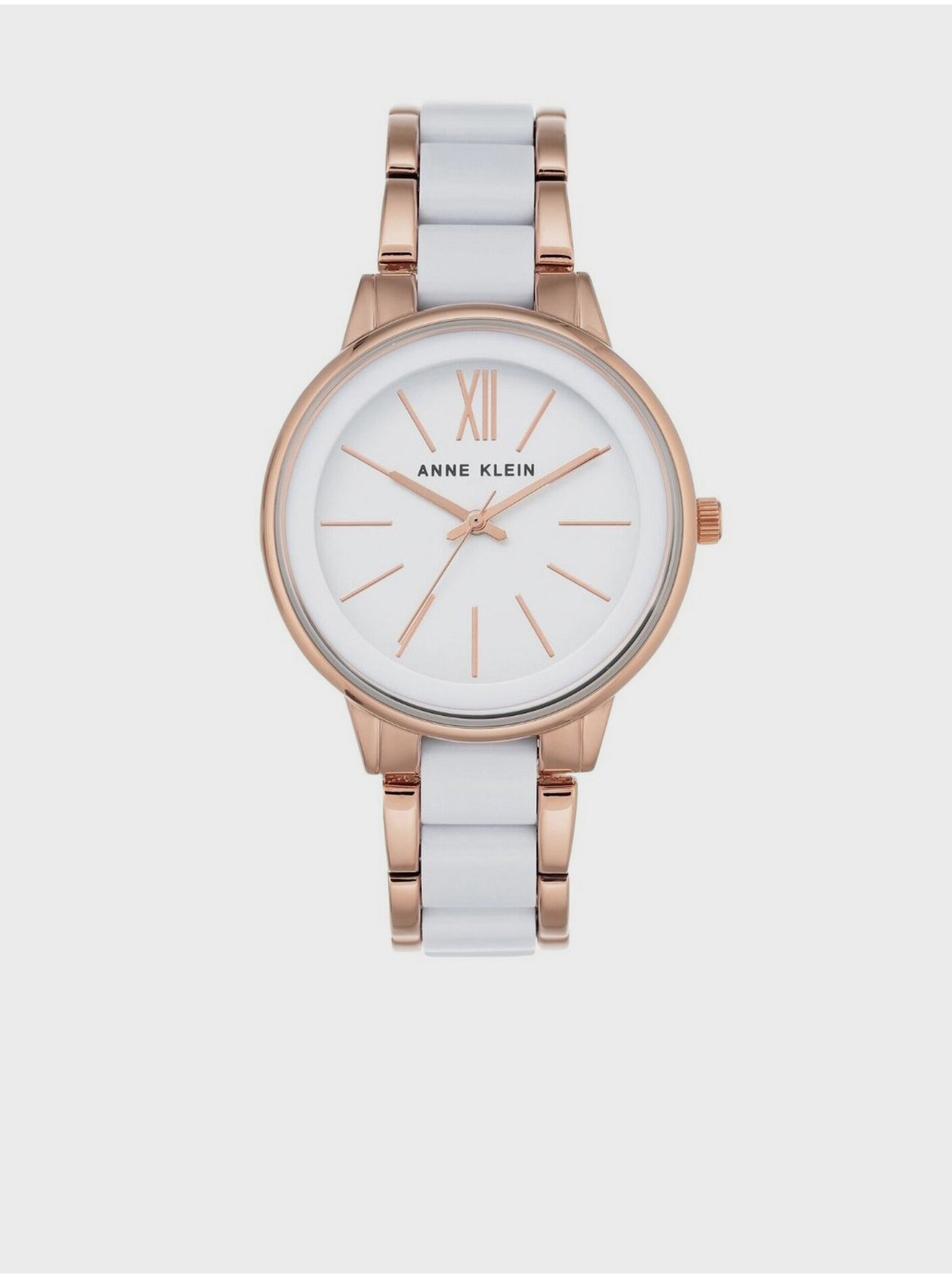E-shop Dámske hodinky v ružovozlatej farbe Anne Klein