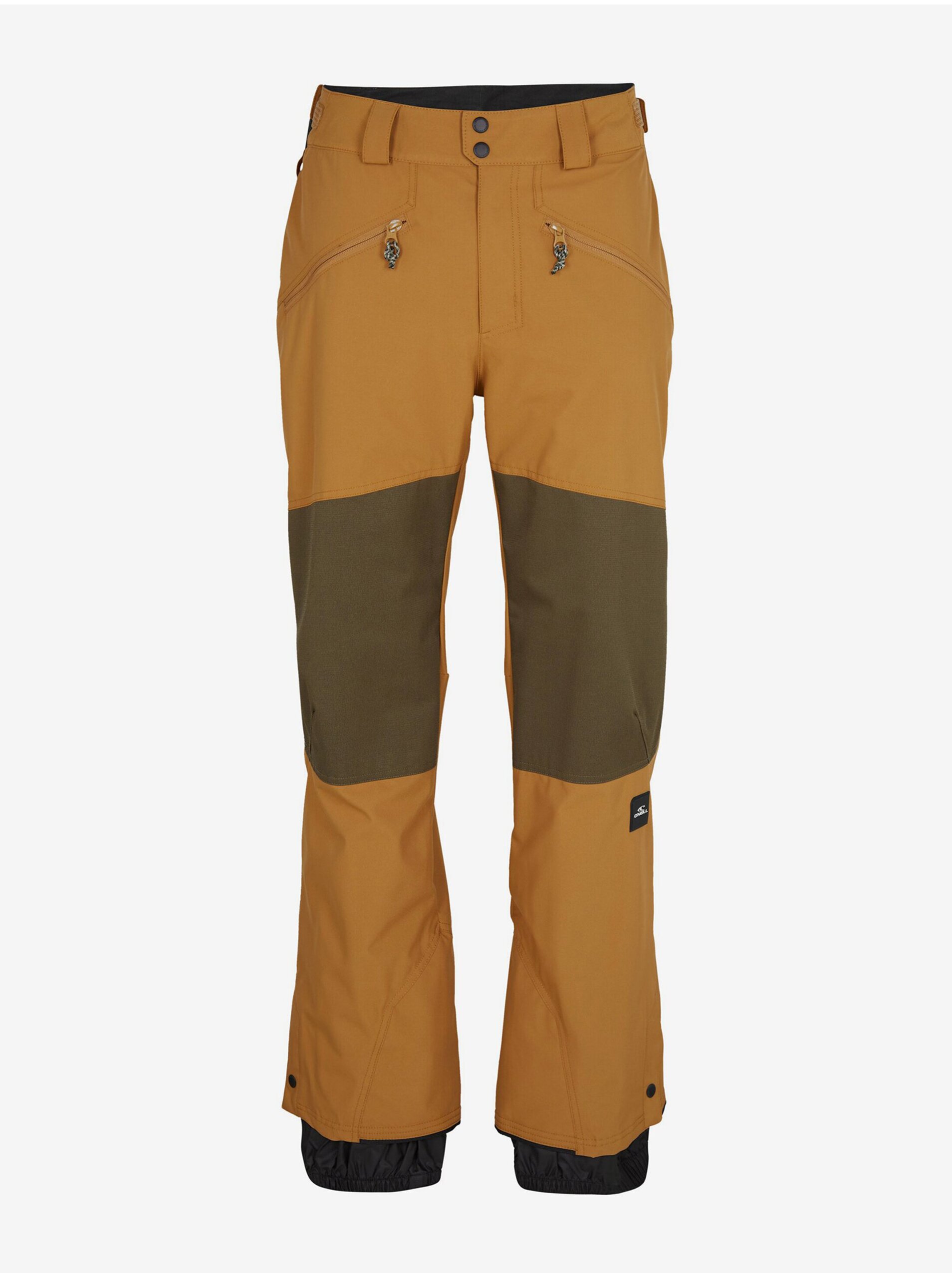 Levně Hořčicové pánské lyžařské/snowboardové kalhoty O'Neill Jacksaw