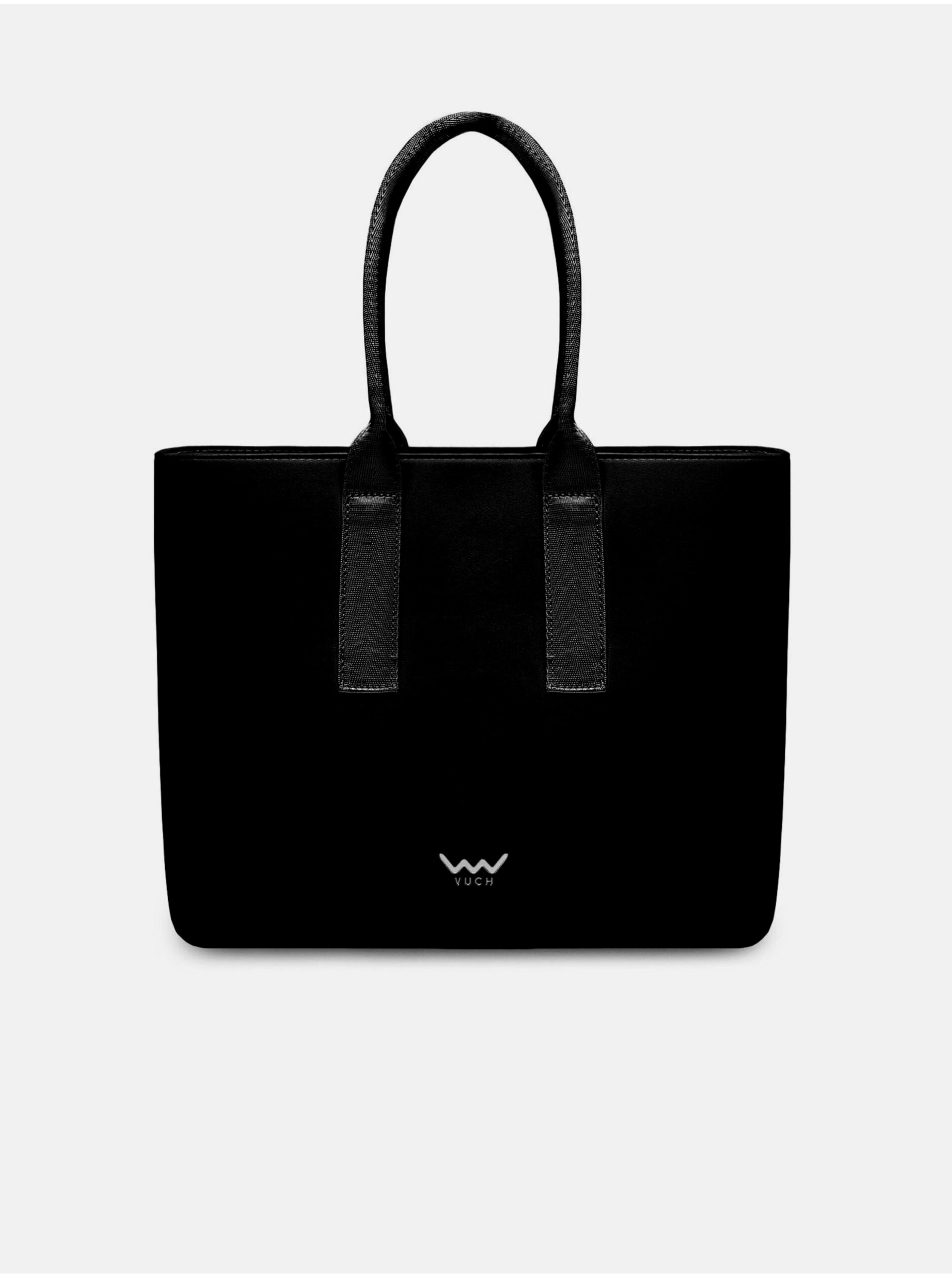 Levně Černá dámská kabelka s kosmetickou taštičkou VUCH Gabi Casual Black