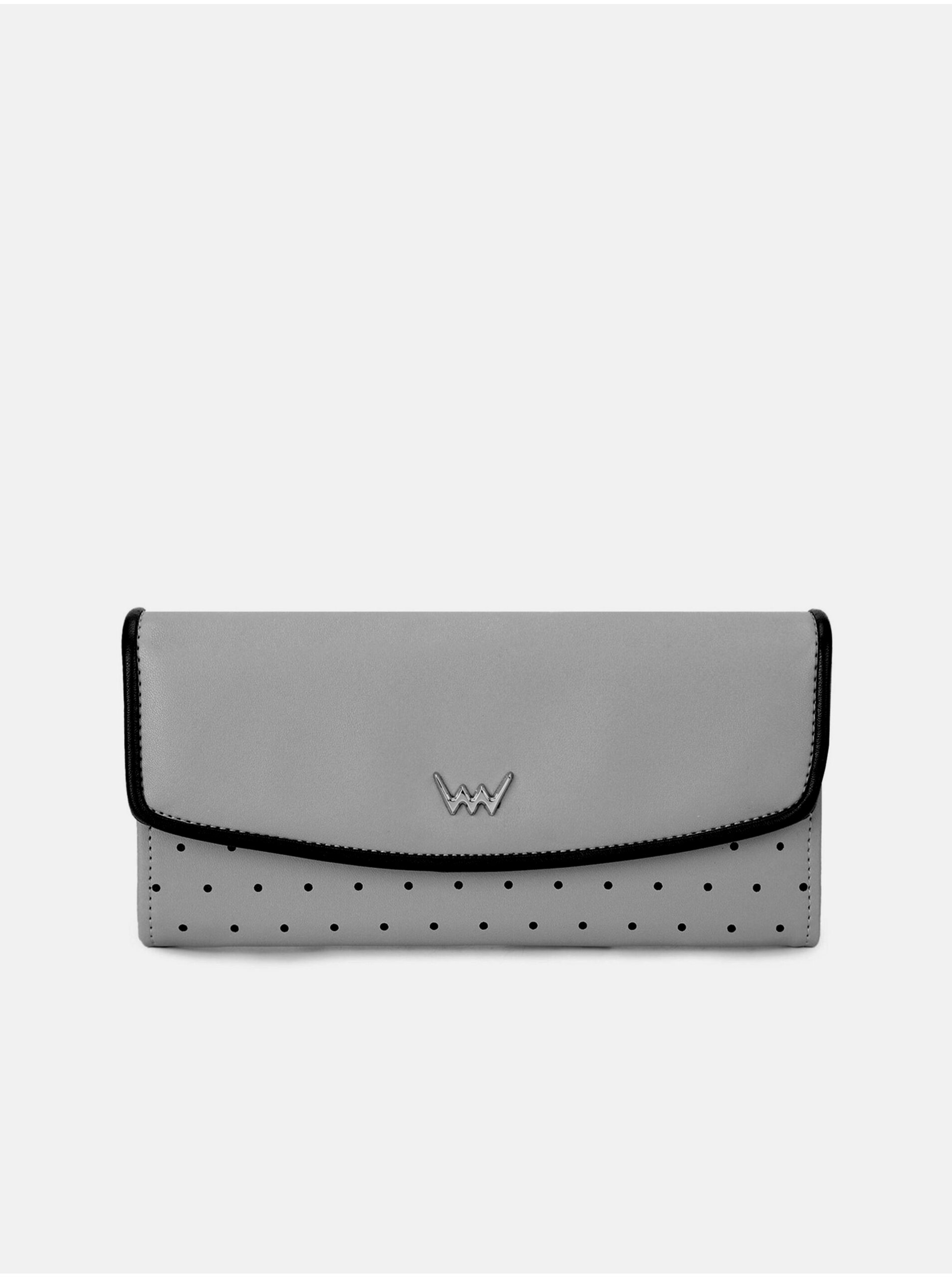 E-shop Sivá dámska bodkovaná peňaženka VUCH Alfio Dotty Grey