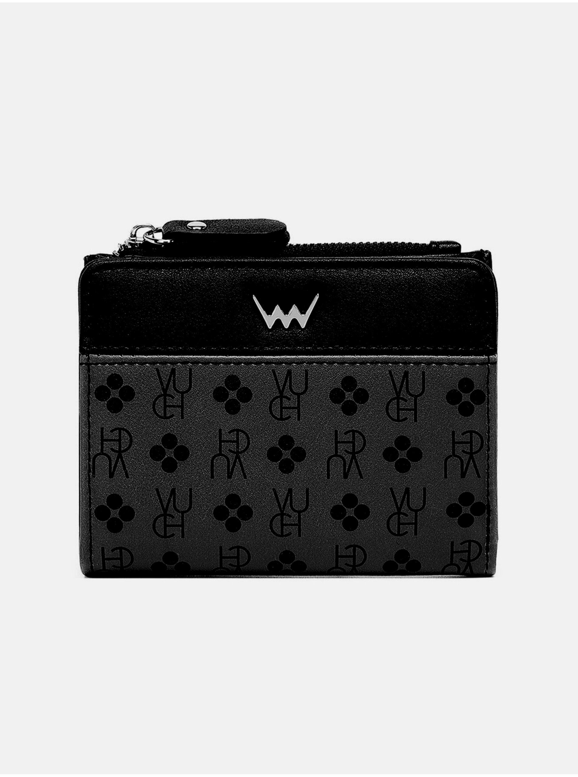 E-shop Čierna dámska vzorovaná peňaženka VUCH Marva Mini Black