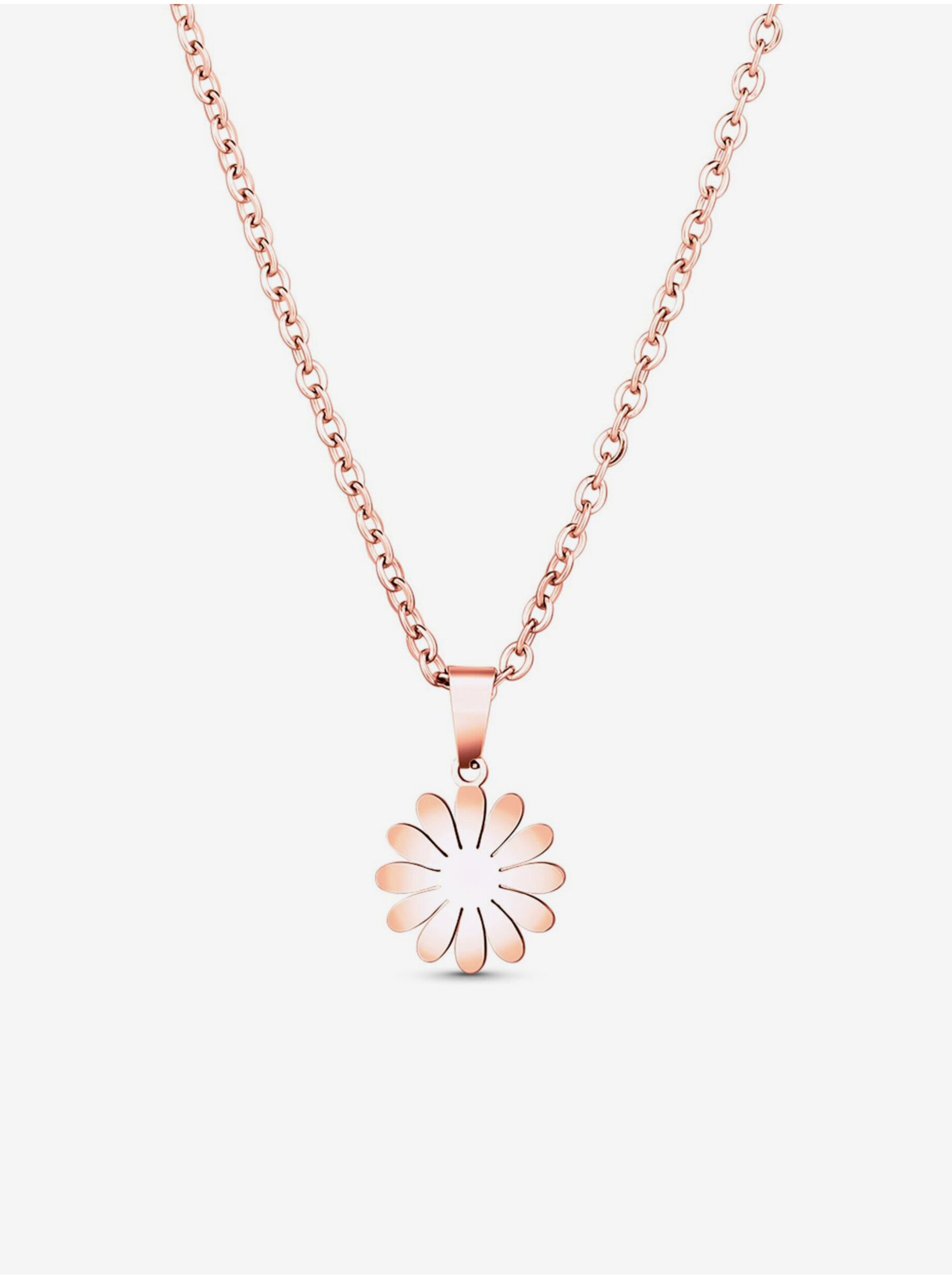 E-shop Dámsky náhrdelník v ružovozlatej farbe VUCH Riterra Rose Gold