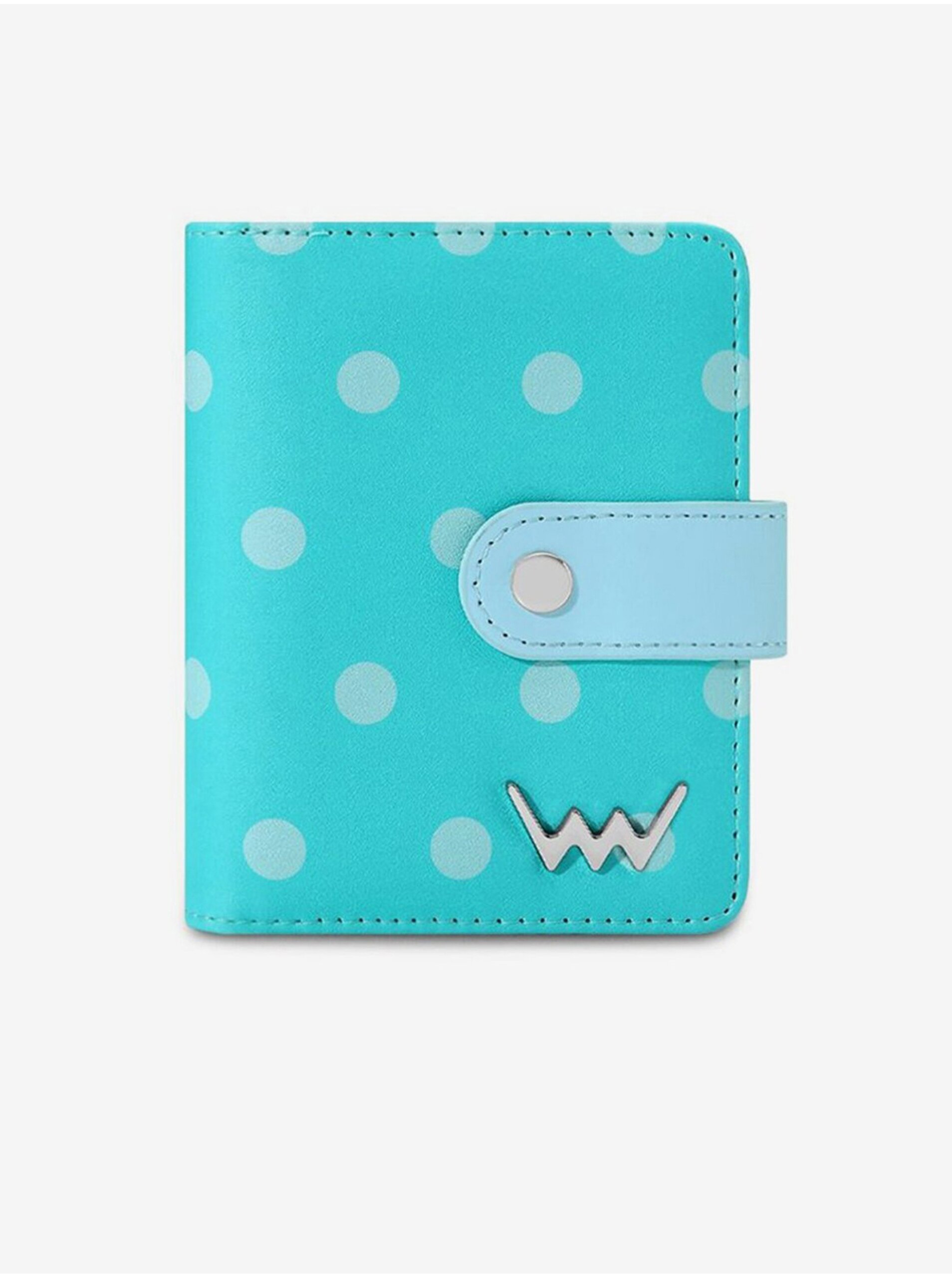 E-shop Tyrkysová dámská puntíkovaná peněženka VUCH Letty Turquoise