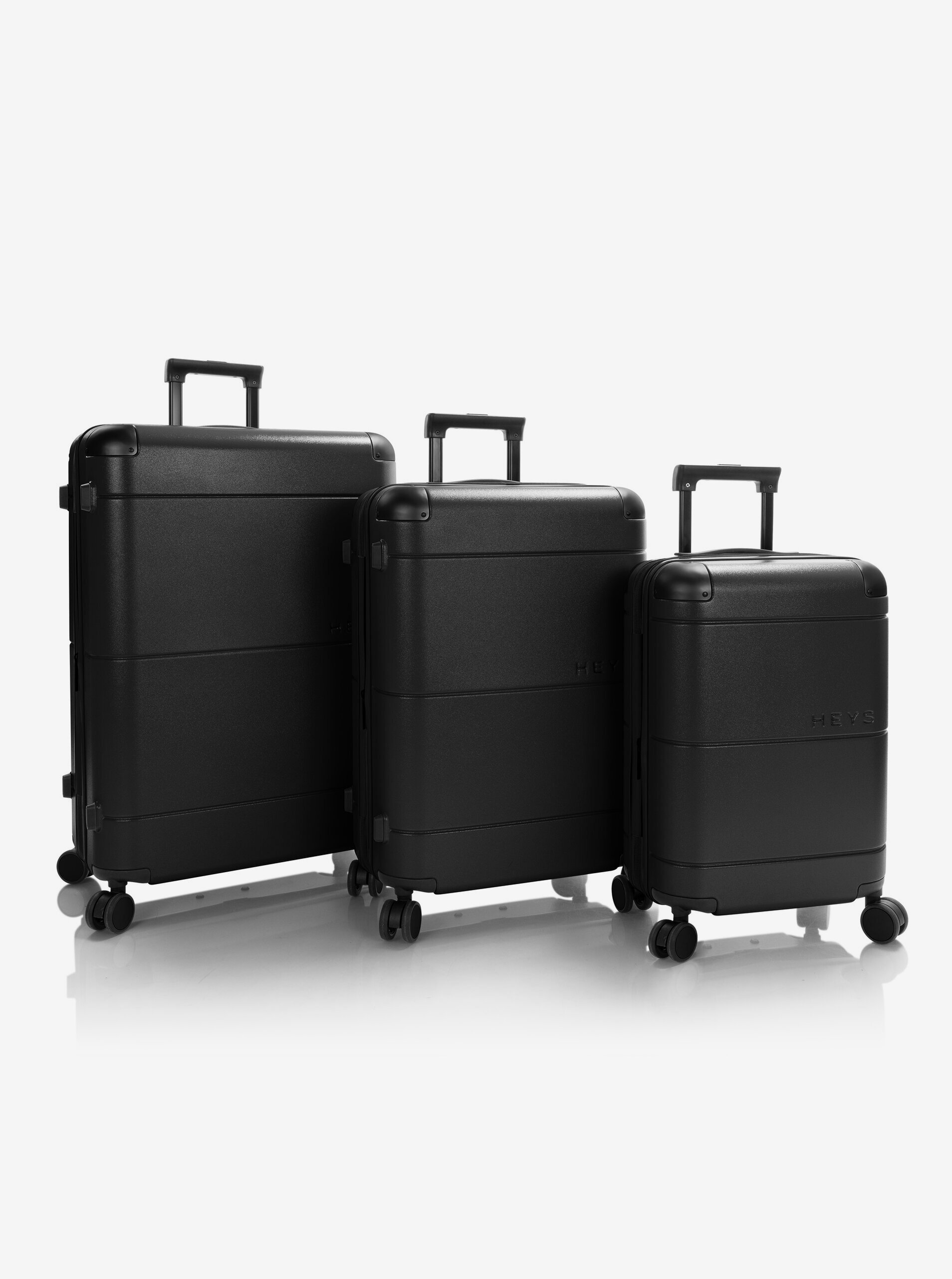 Lacno Súprava troch cestovných kufrov Heys Zen S,M,L Black