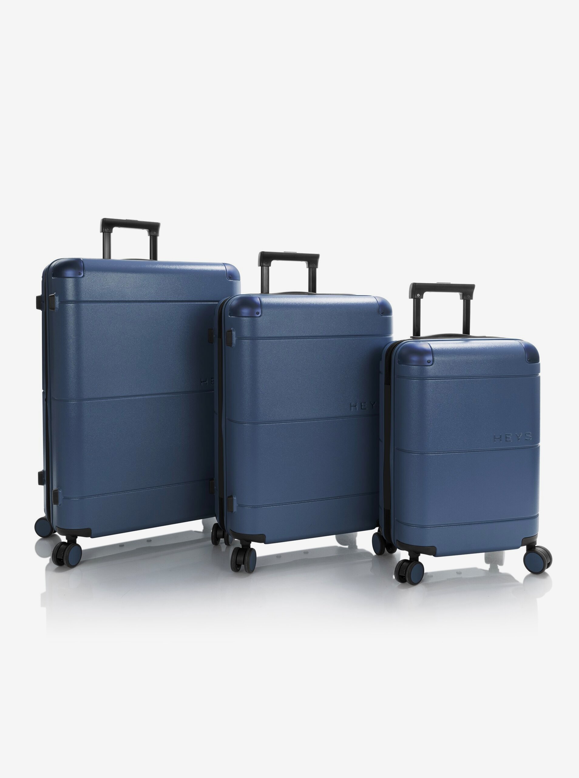 E-shop Sada tří cestovních kufrů Heys Zen S,M,L Navy