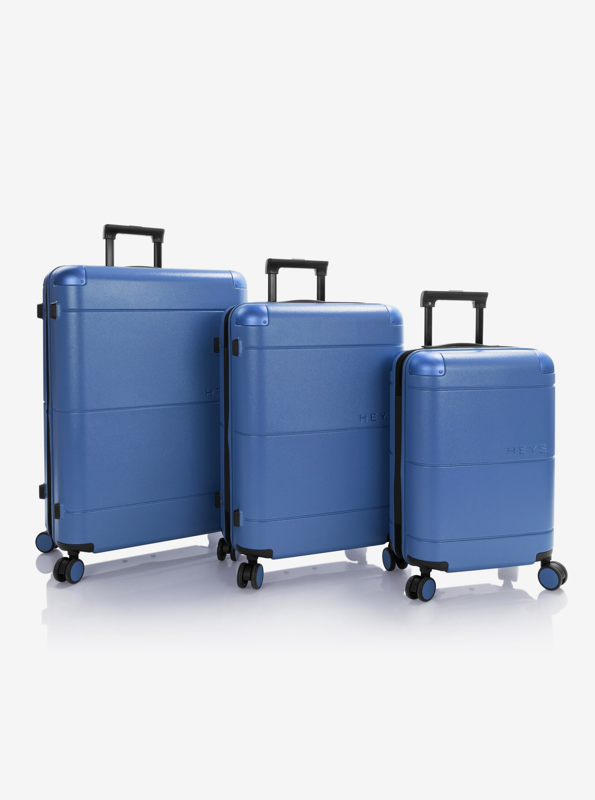 Levně Sada tří cestovních kufrů Heys Zen S,M,L Royal Blue
