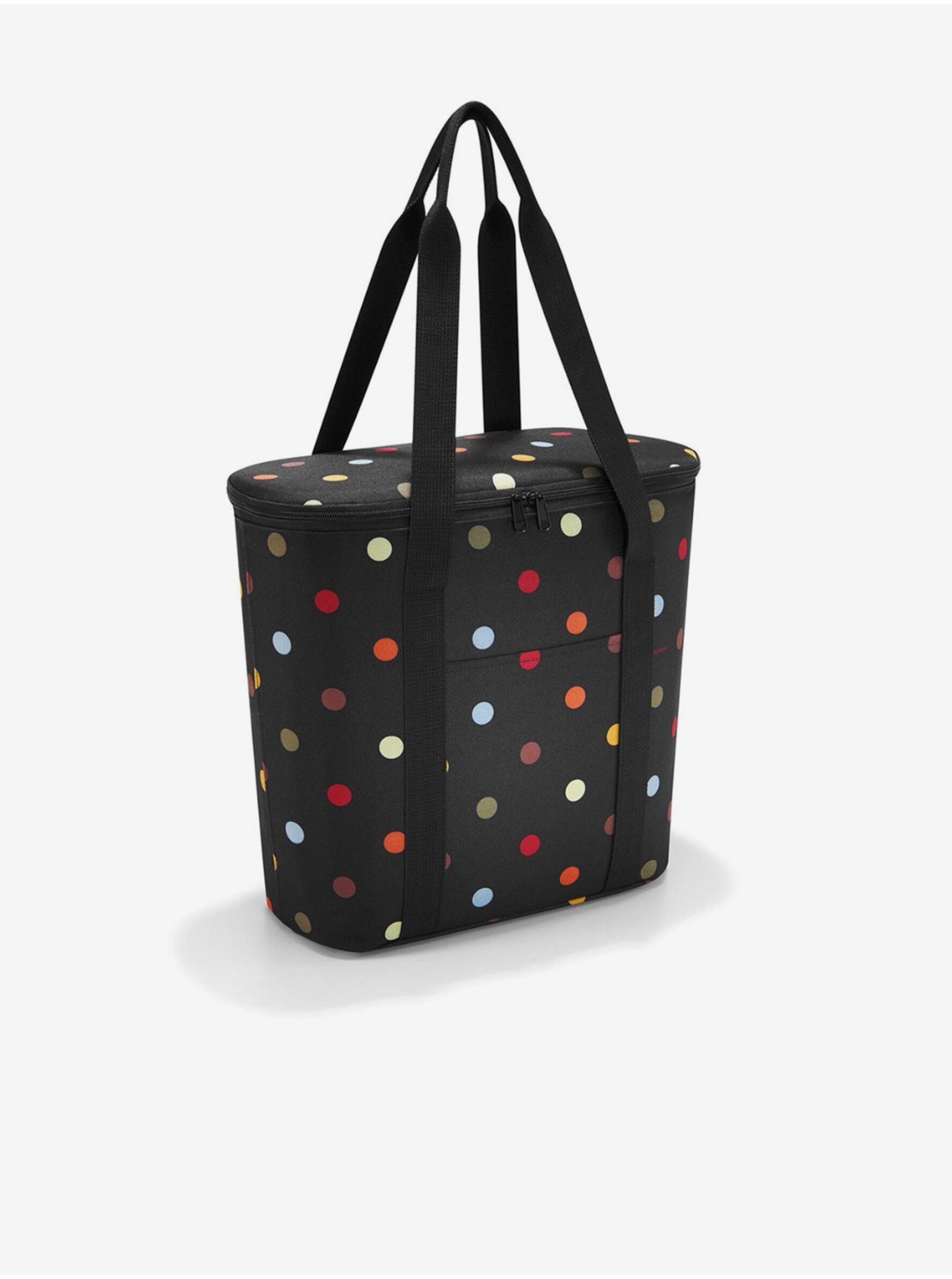 Levně Černá puntíkovaná termo nákupní taška Reisenthel Thermoshopper Dots