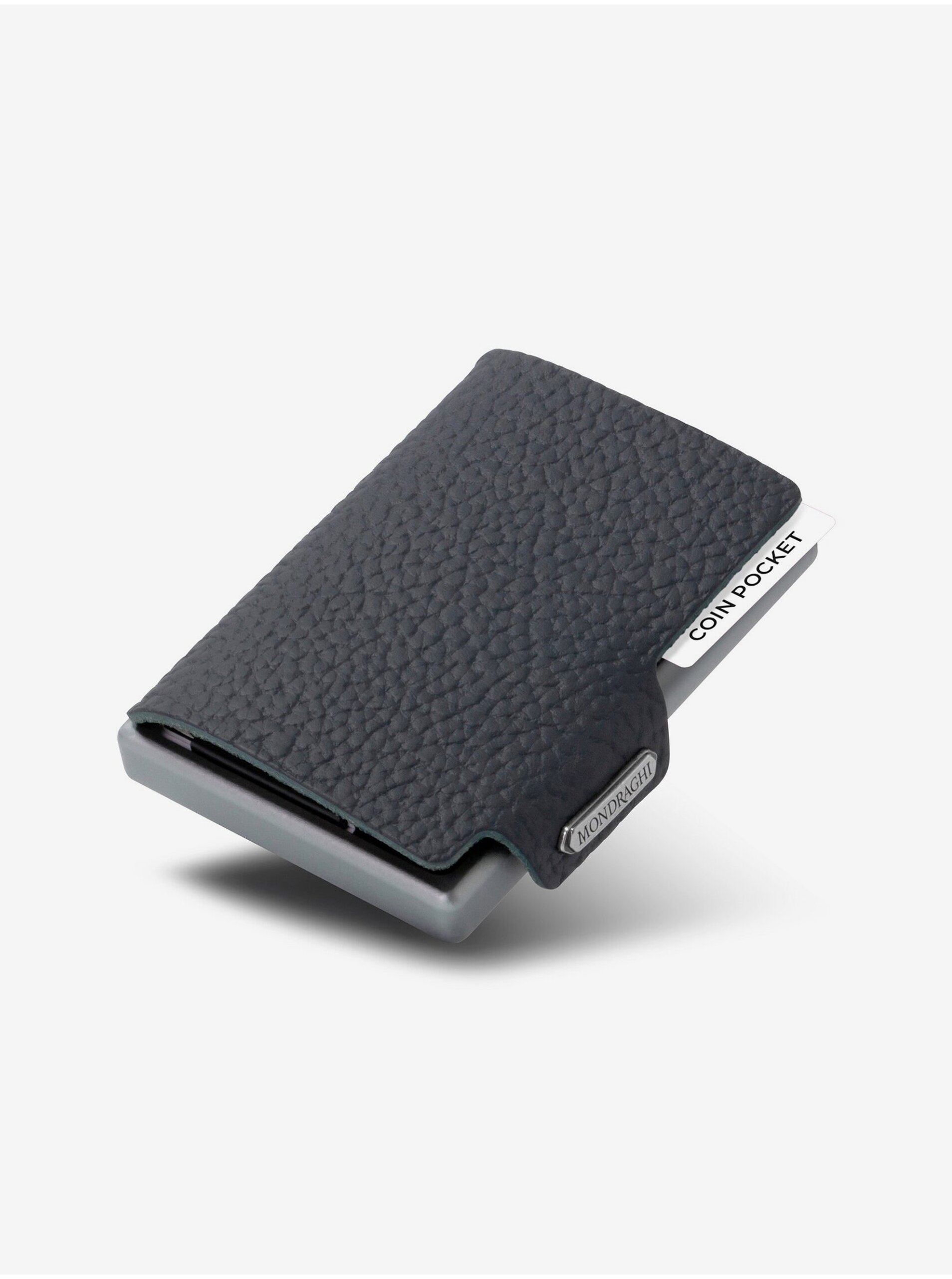 E-shop Tmavě modrá kožená peněženka Mondraghi One Plus