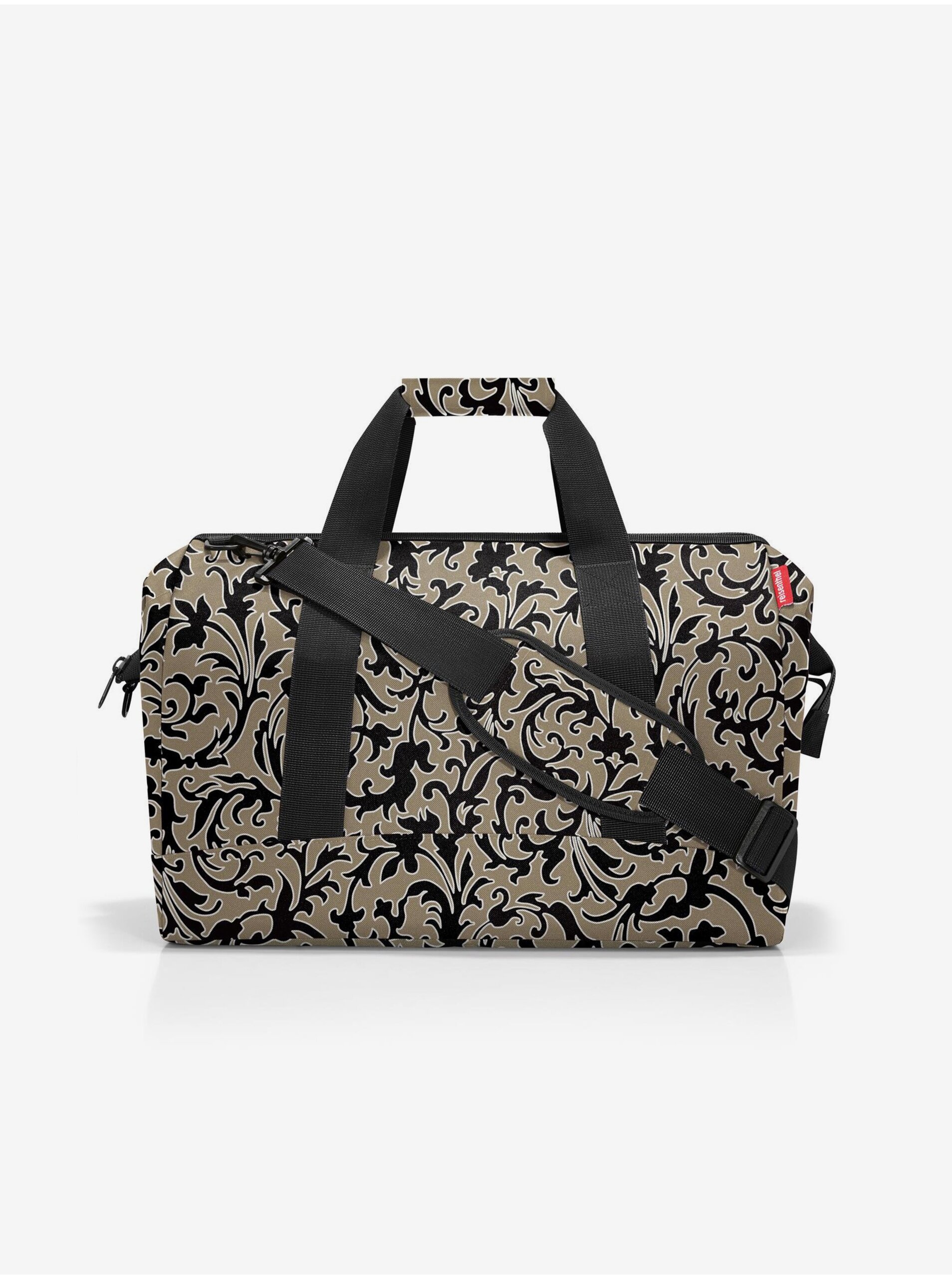 E-shop Khaki dámská vzorovaná cestovní taška Reisenthel Allrounder L Baroque Marble