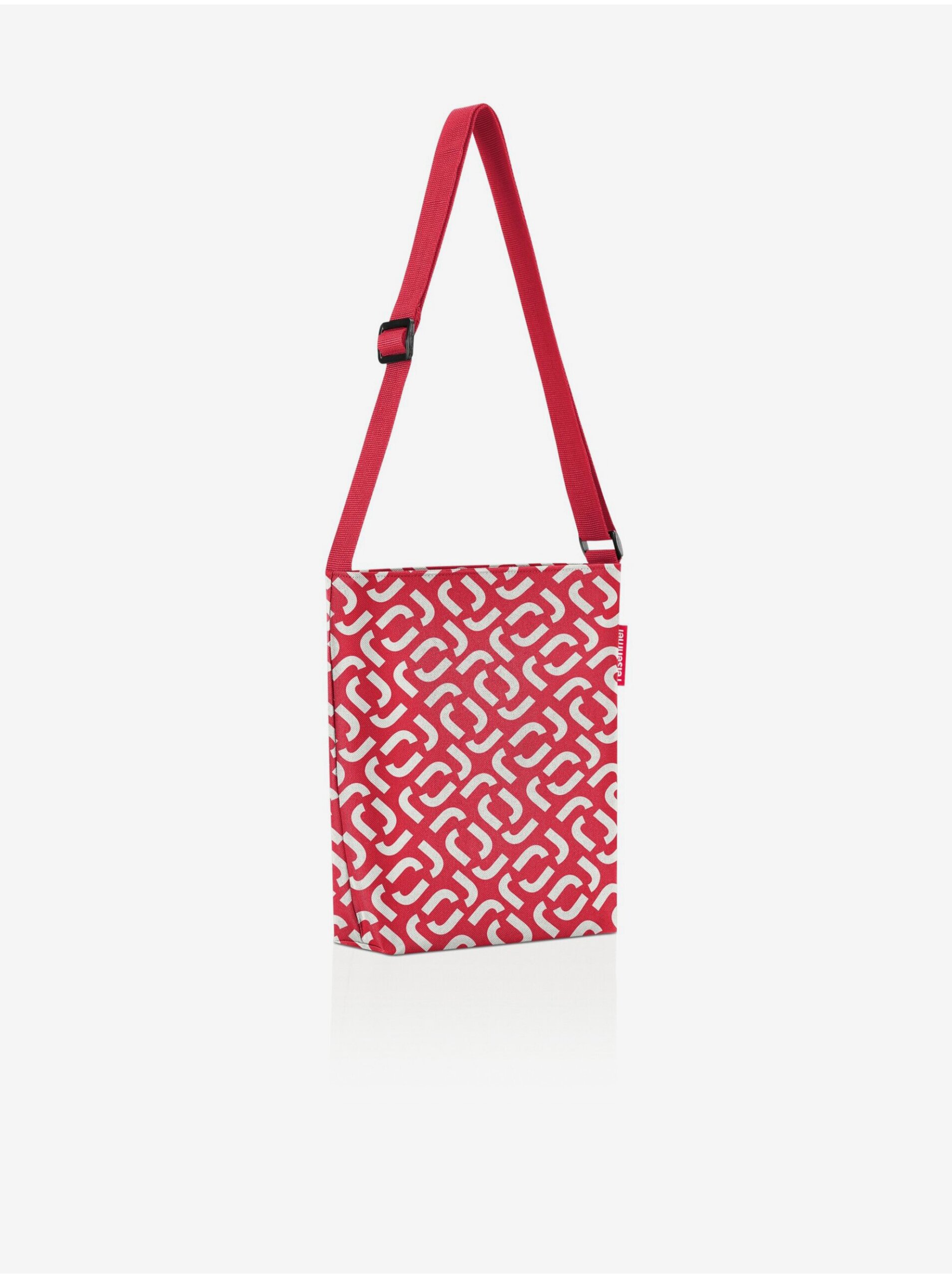 E-shop Červená dámska vzorovaná kabelka cez rameno Reisenthel Shoulderbag S Signature Red