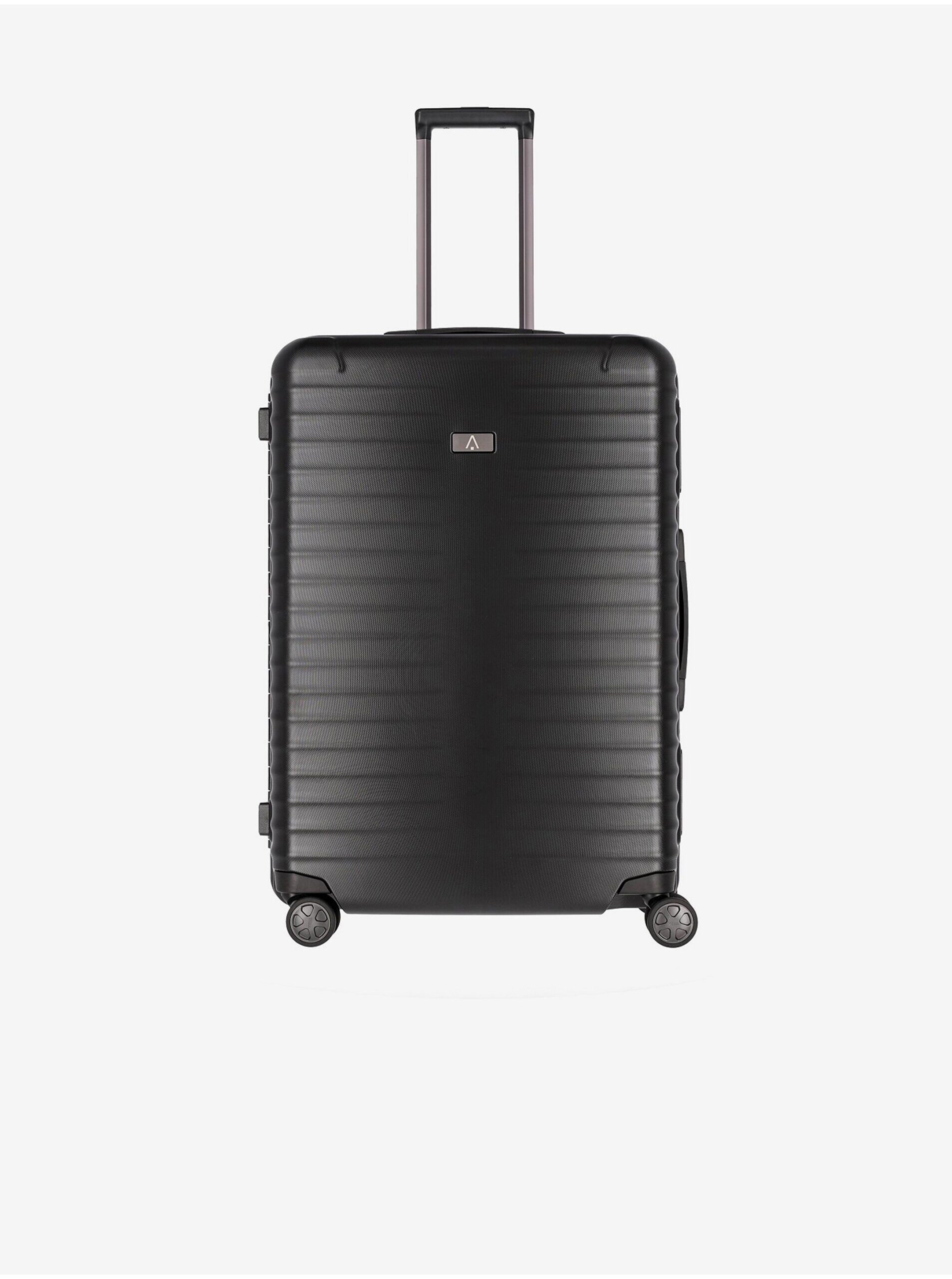 Levně Černý cestovní kufr Titan Litron Frame L