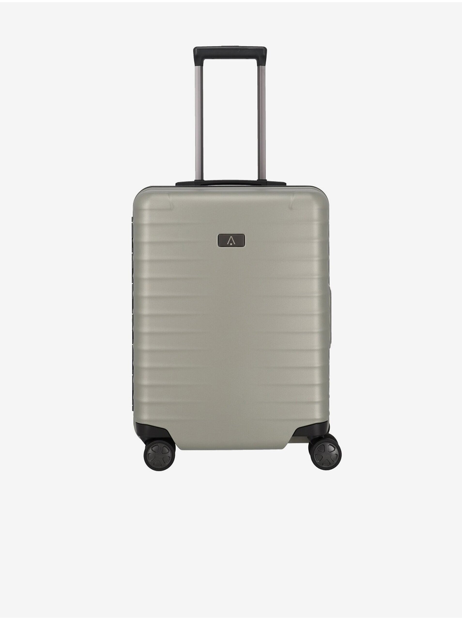 Levně Béžový cestovní kufr Titan Litron Frame S