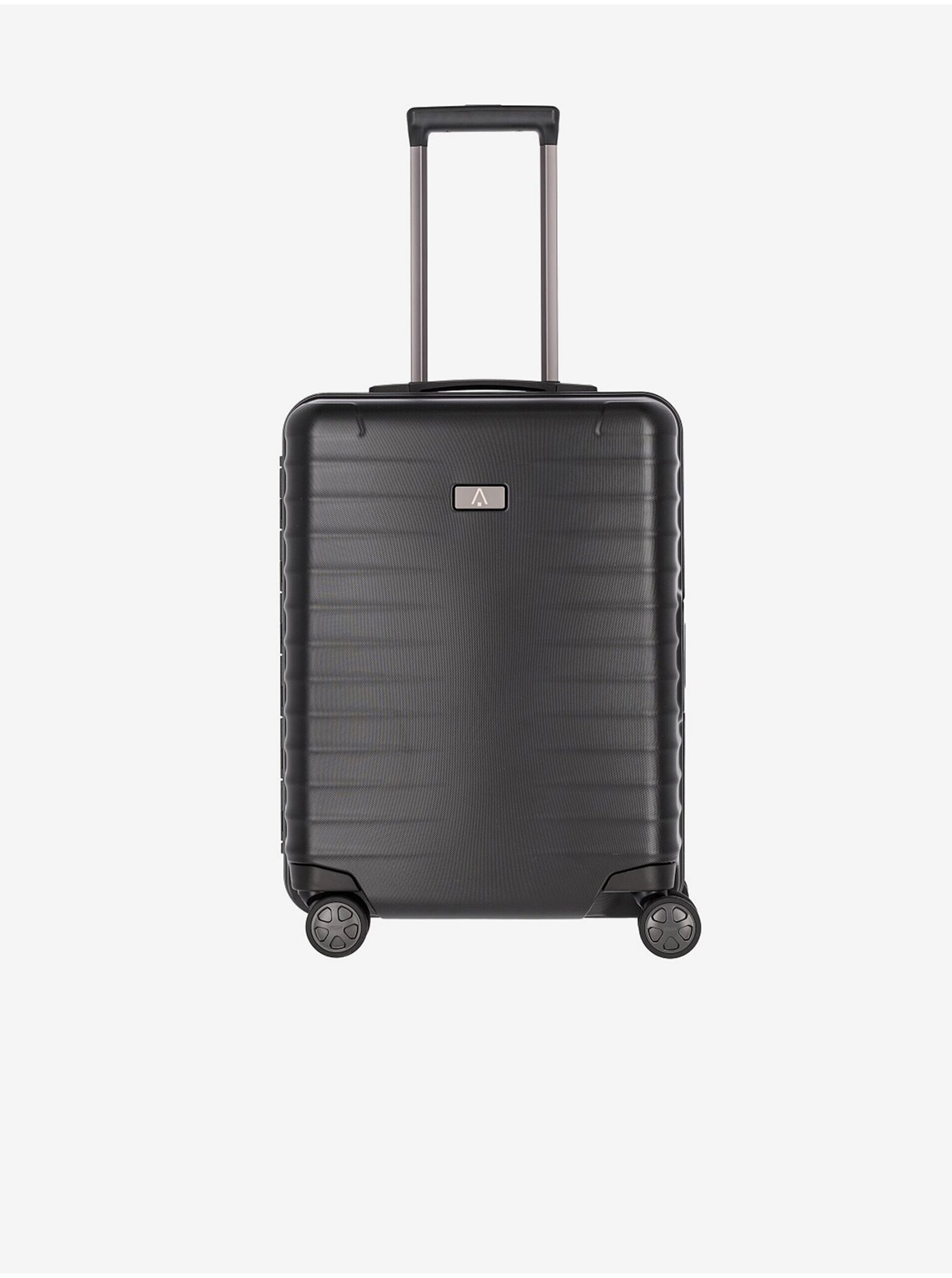 Levně Černý cestovní kufr Titan Litron Frame S