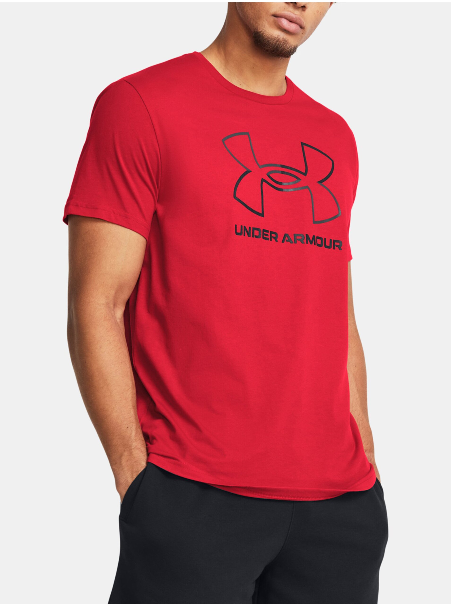E-shop Červené tričko Under Armour UA GL FOUNDATION UPDATE SS