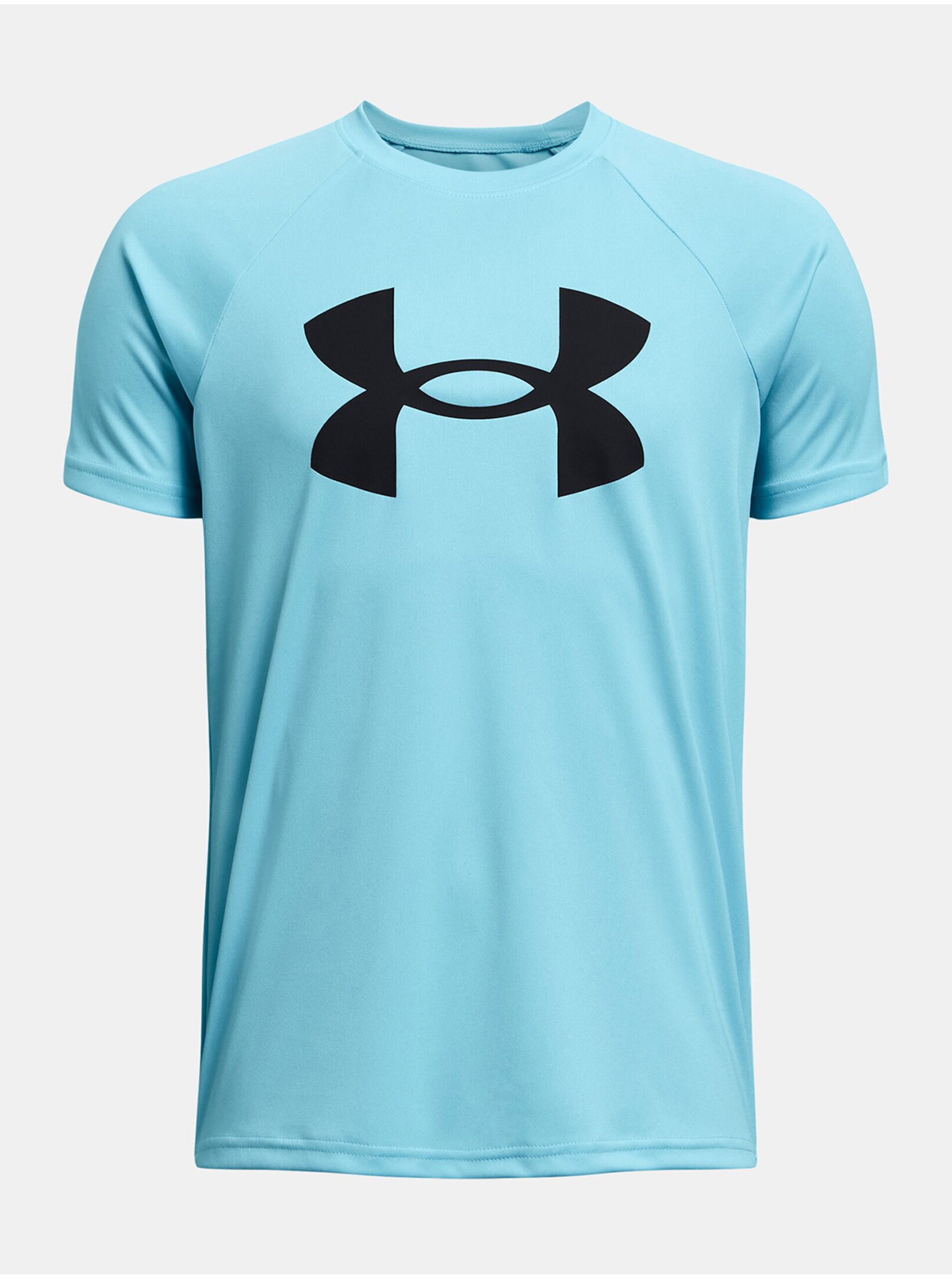 Levně Světle modré sportovní tričko Under Armour UA Tech Big Logo SS