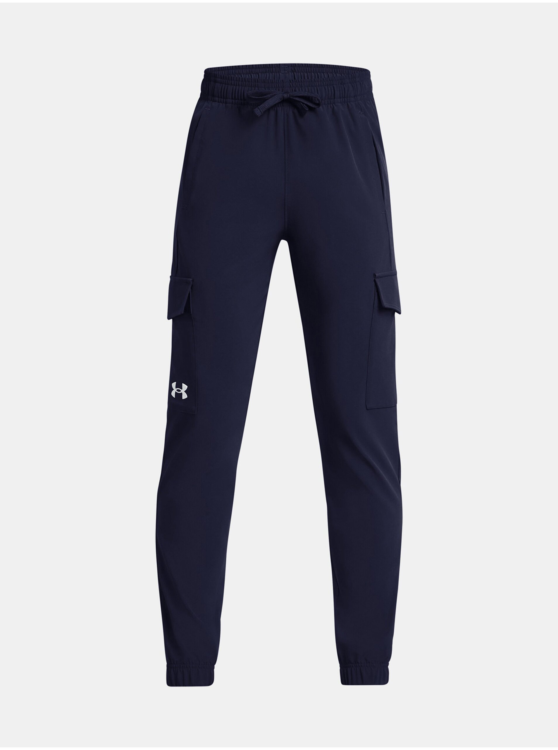 E-shop Tmavě modré sportovní kalhoty Under Armour UA Pennant Woven Cargo Pant