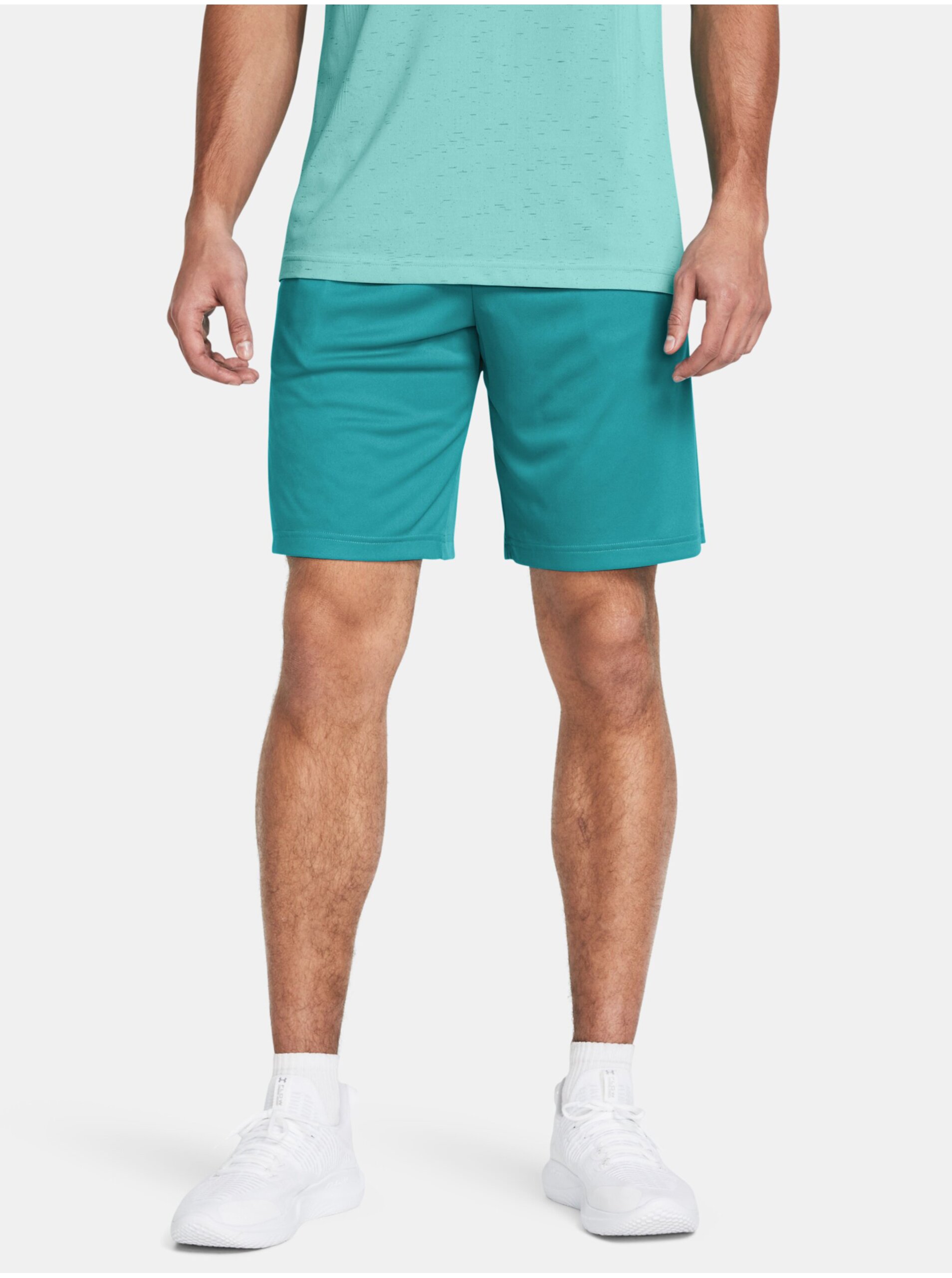 Levně Tyrkysové sportovní kraťasy Under Armour UA TECH GRAPHIC SHORT