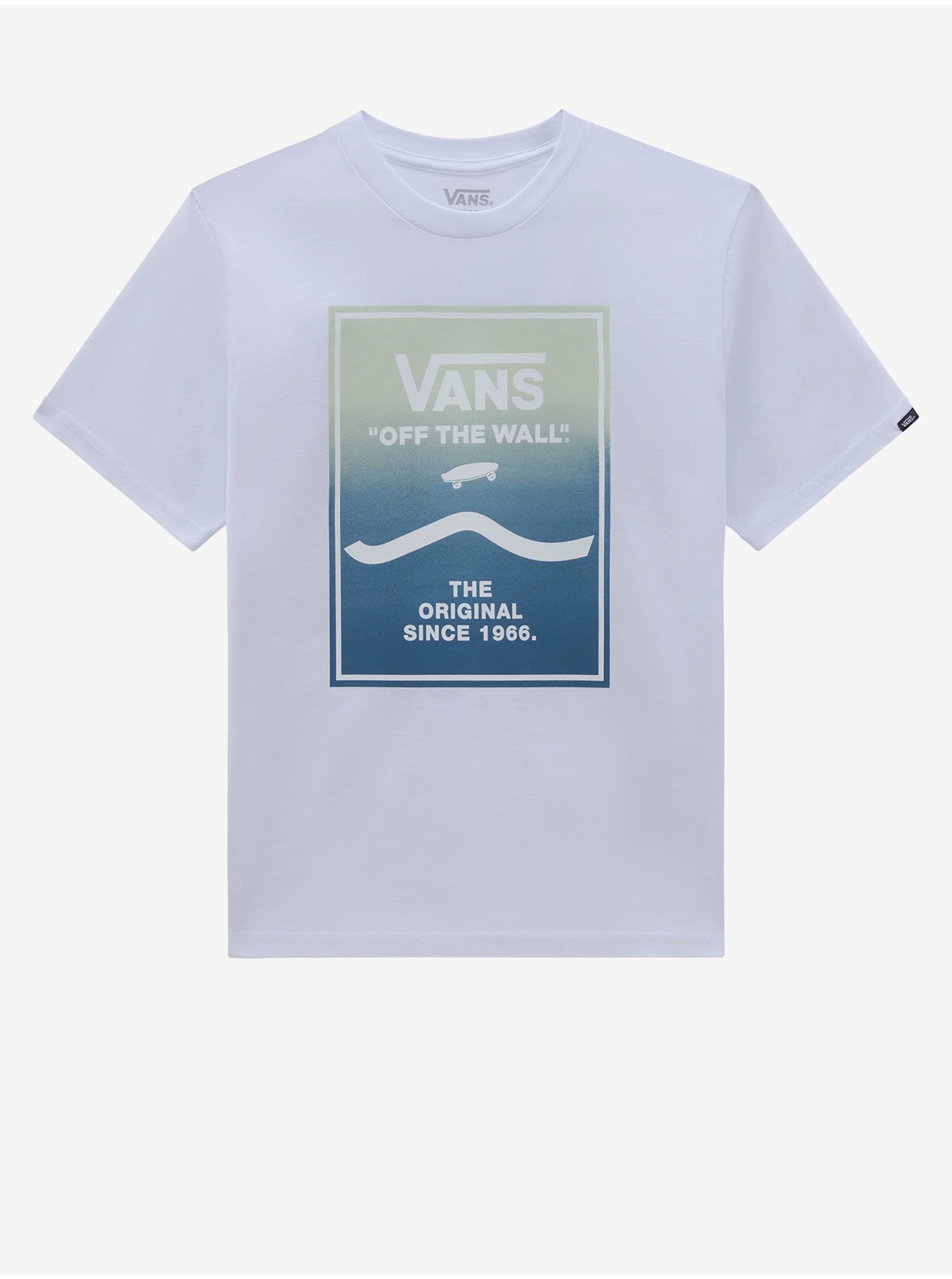 Lacno Biele detské tričko VANS Print Box 2.0