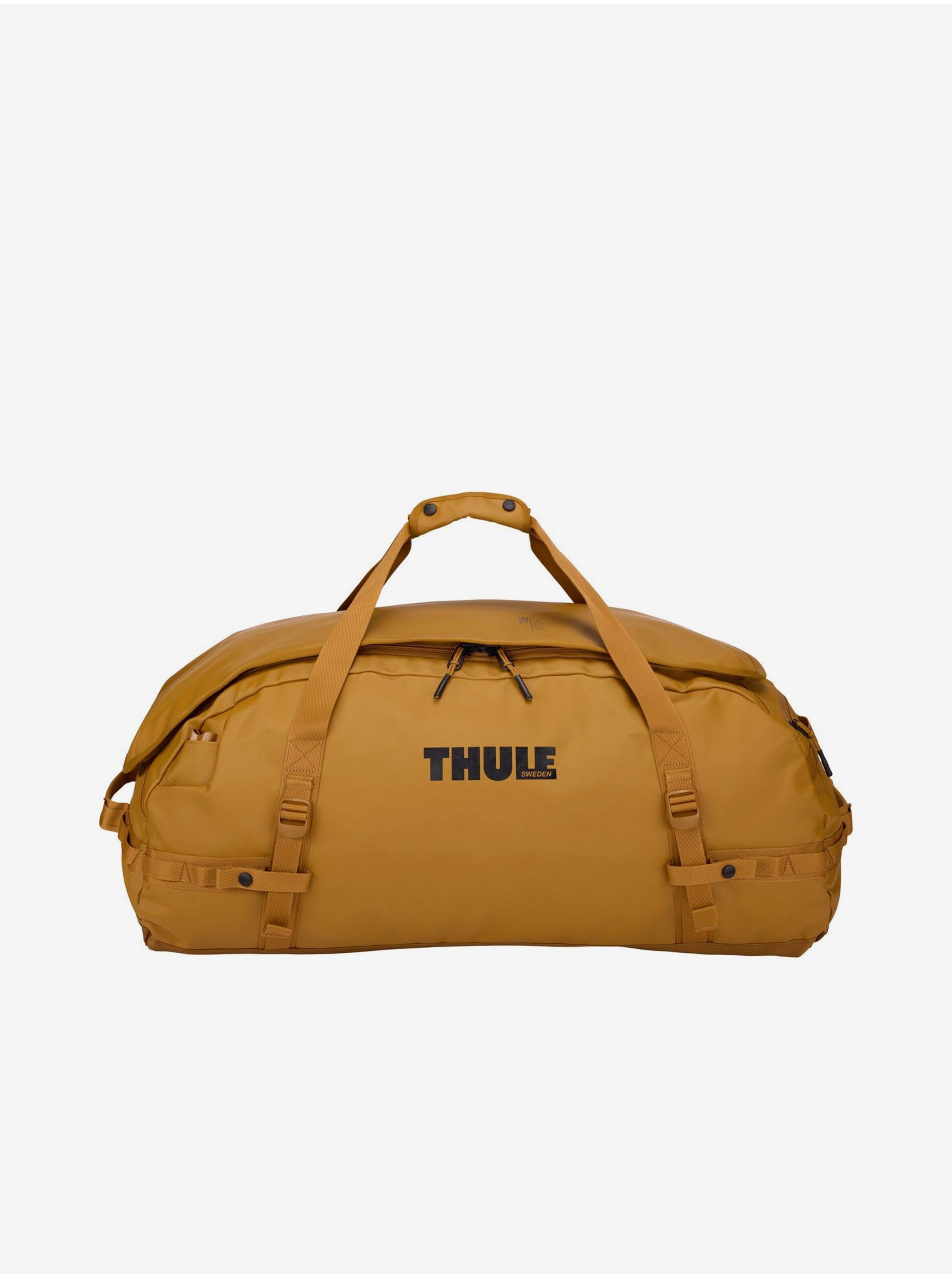 E-shop Horčicová cestovná taška 90 l Thule Chasm
