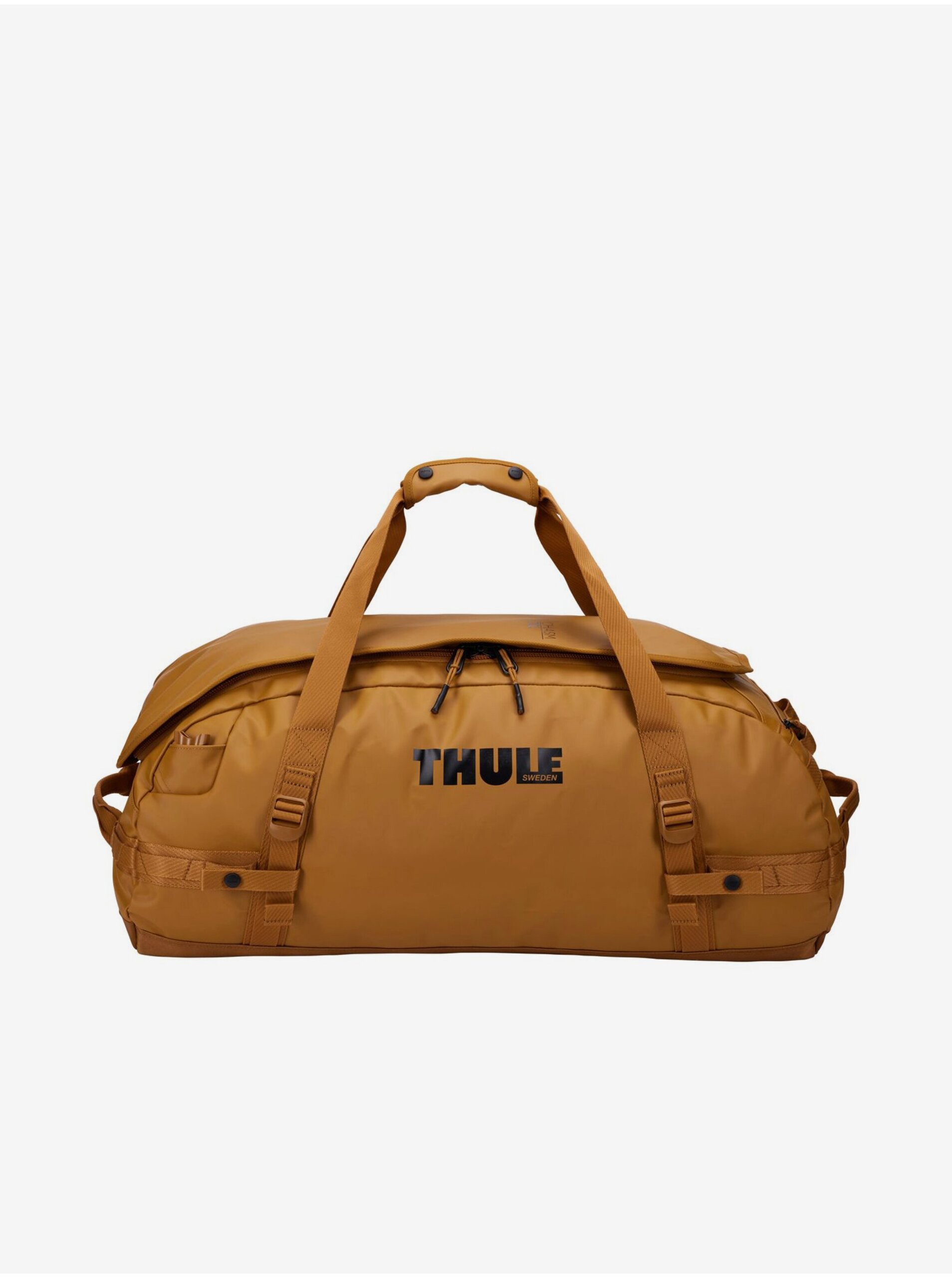 Levně Hořčicová cestovní taška 70 l Thule Chasm