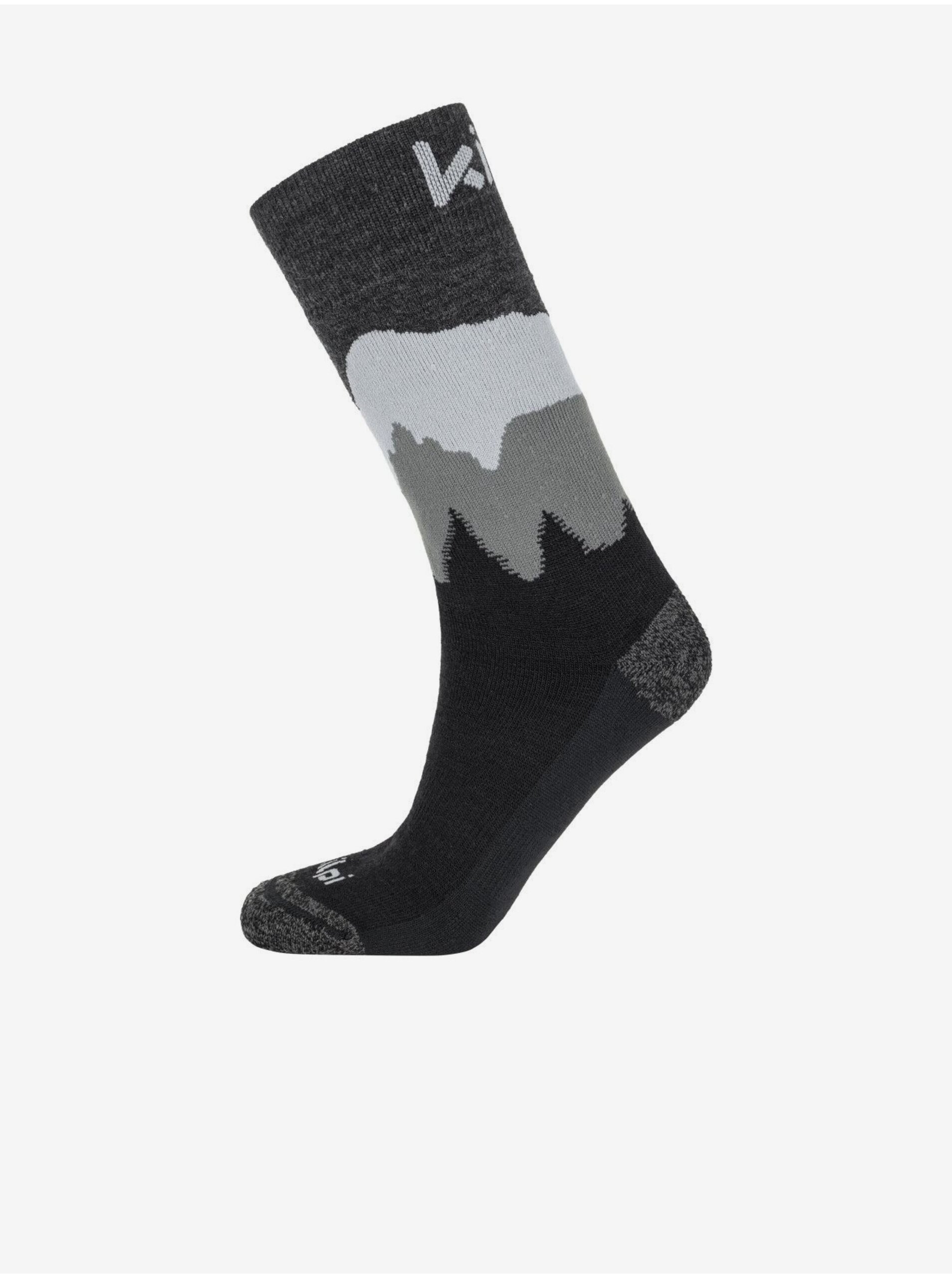 Lacno Čierne univerzálne turistické ponožky Kilpi NORS-U