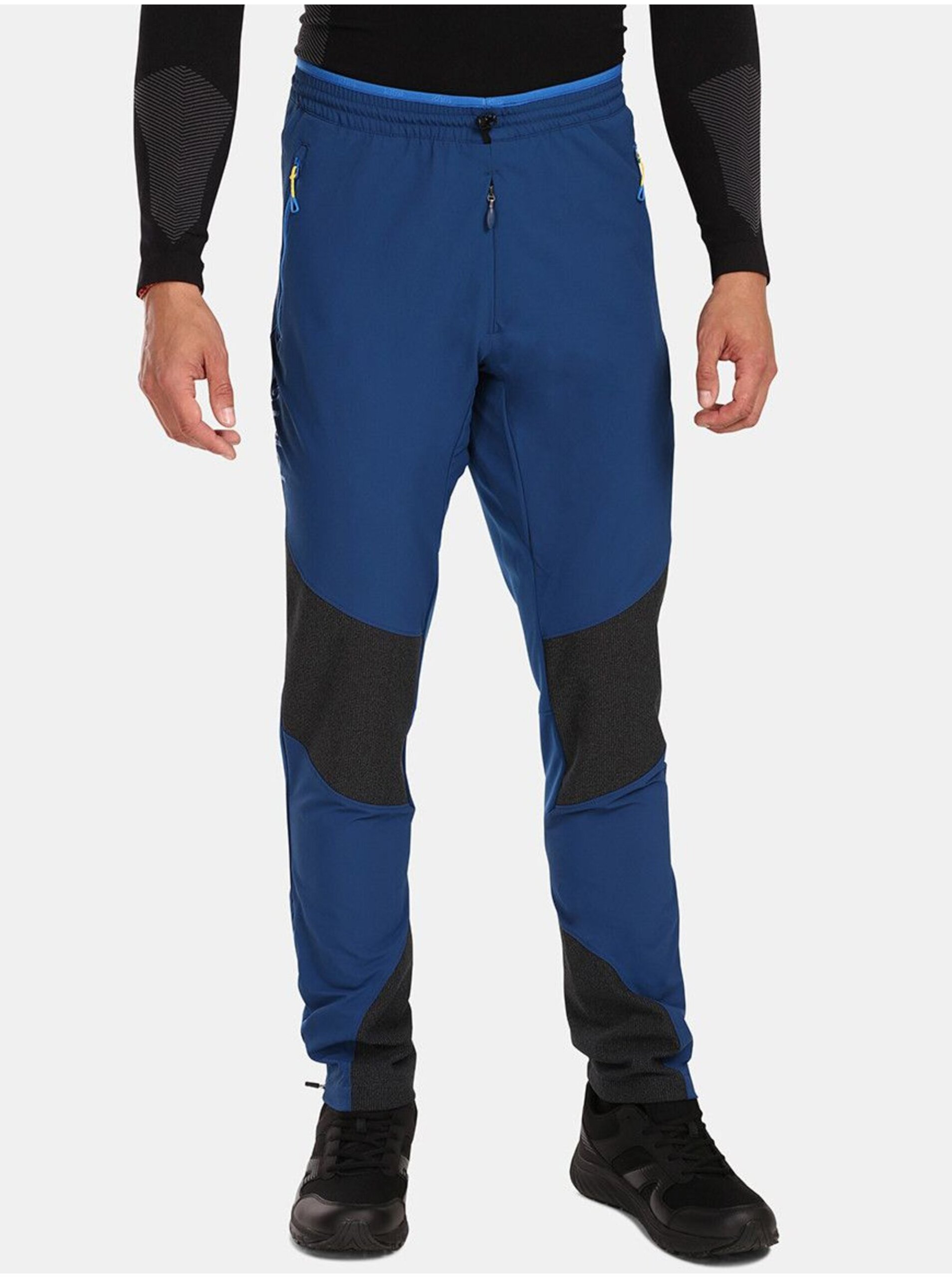 Levně Tmavě modré pánské outdoorové kalhoty KILPI NUUK-M