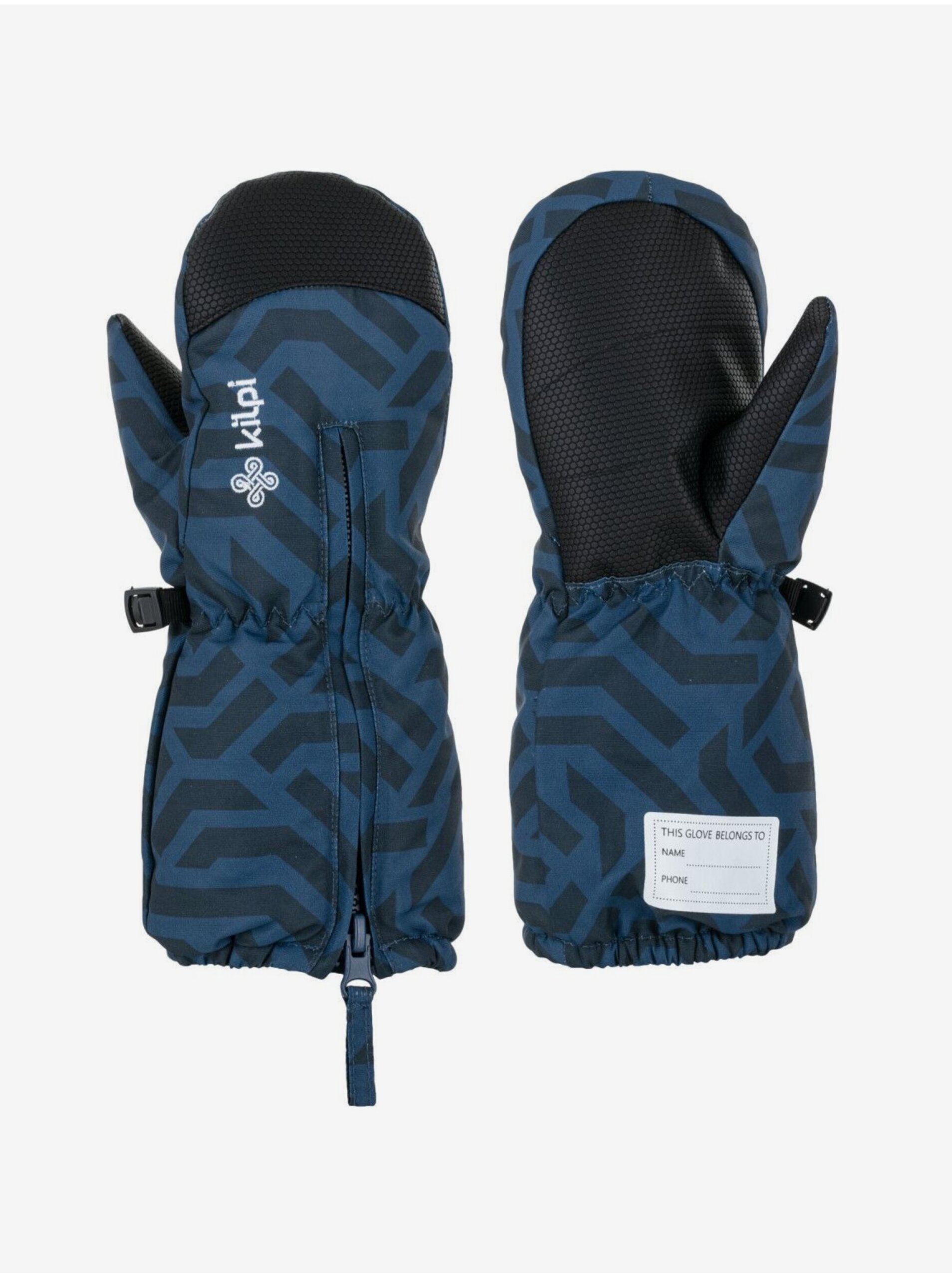 Lacno Tmavě modré dětské lyžařské rukavice Kilpi Palmer-J