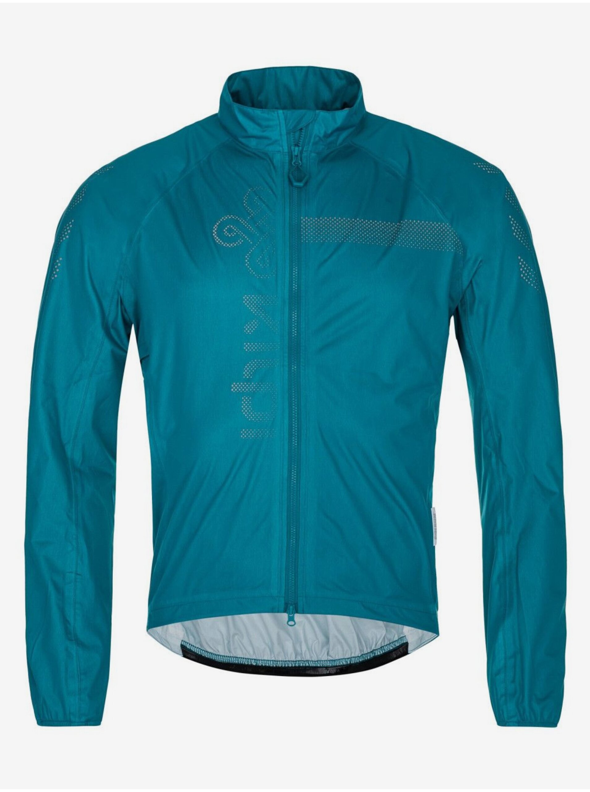 Levně Modrá pánská cyklistická nepromokavá bunda Kilpi Rainar-M