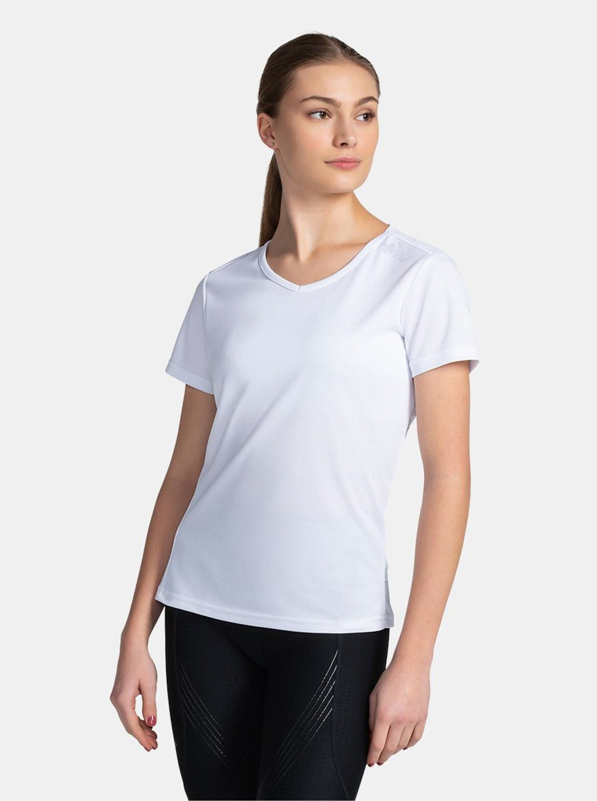 Lacno Biele dámske tričko Kilpi DIMA-W