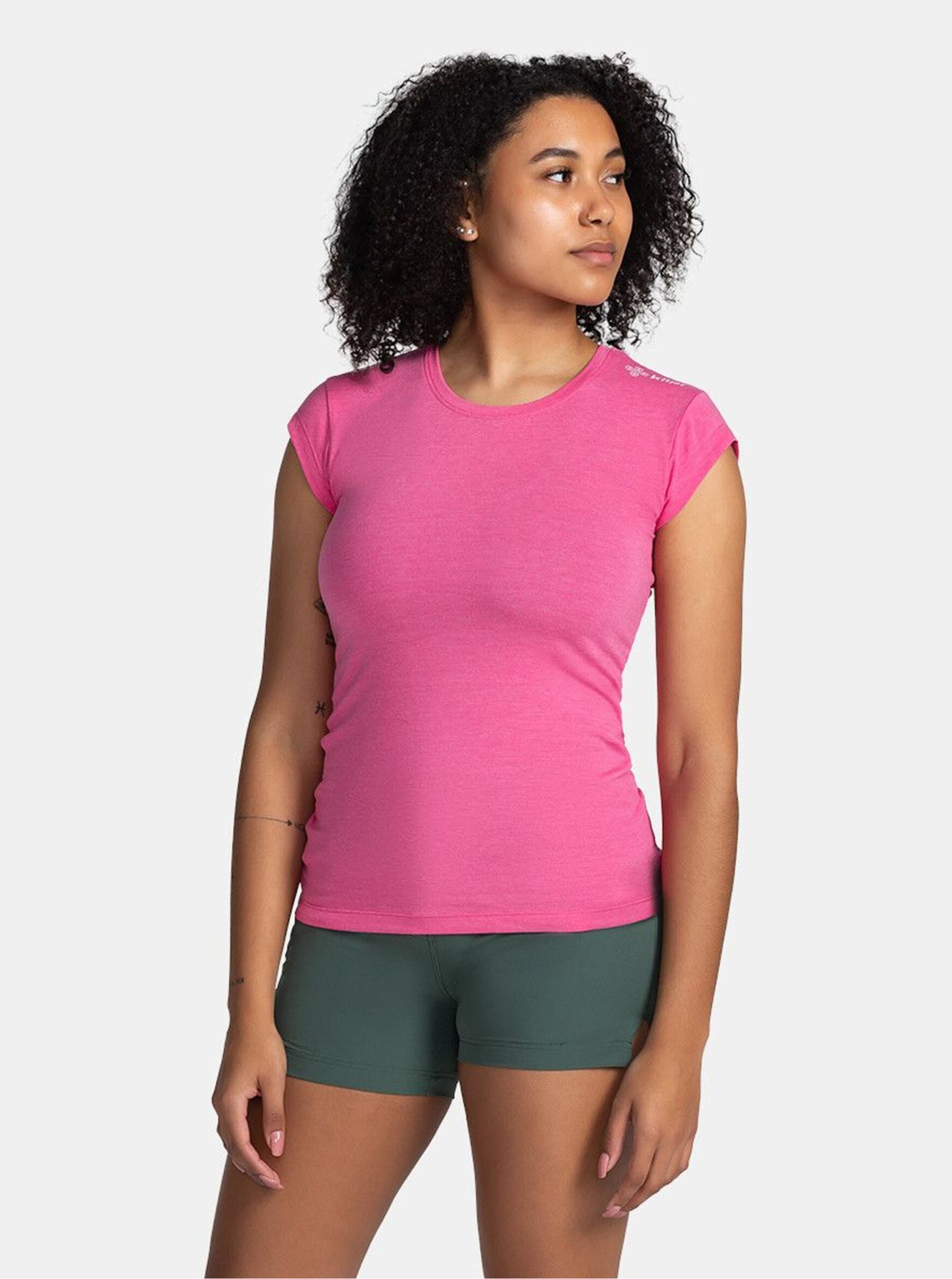 E-shop Růžové dámské tričko Kilpi PROMO
