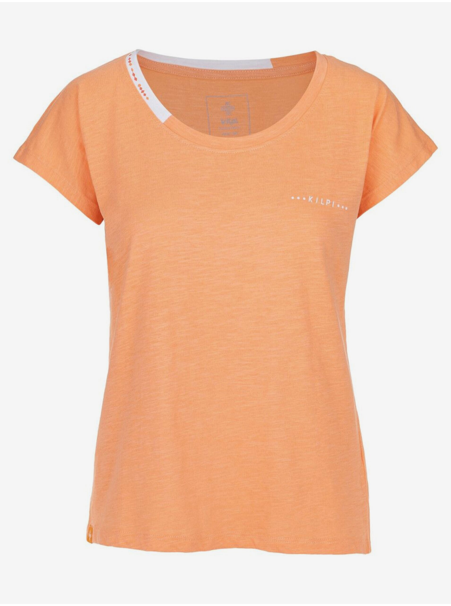 Lacno Oranžové dámske tričko Kilpi ROISIN