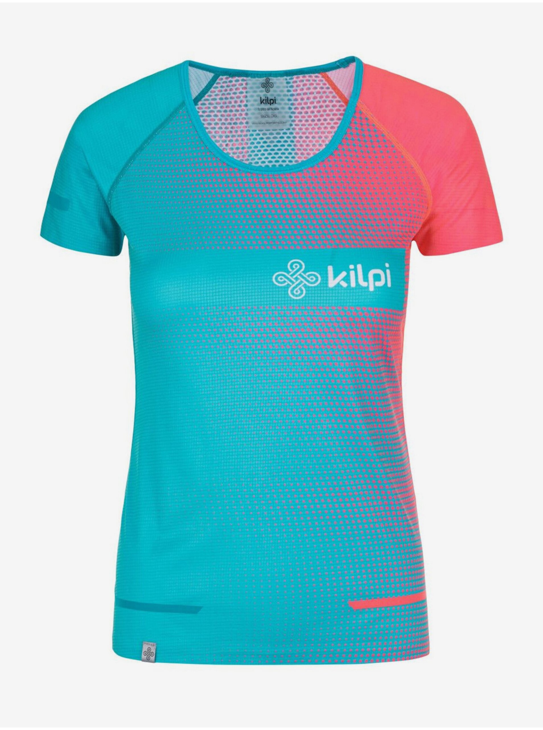 Levně Růžovo-modré dámské běžecké tričko Kilpi VICTORI-W