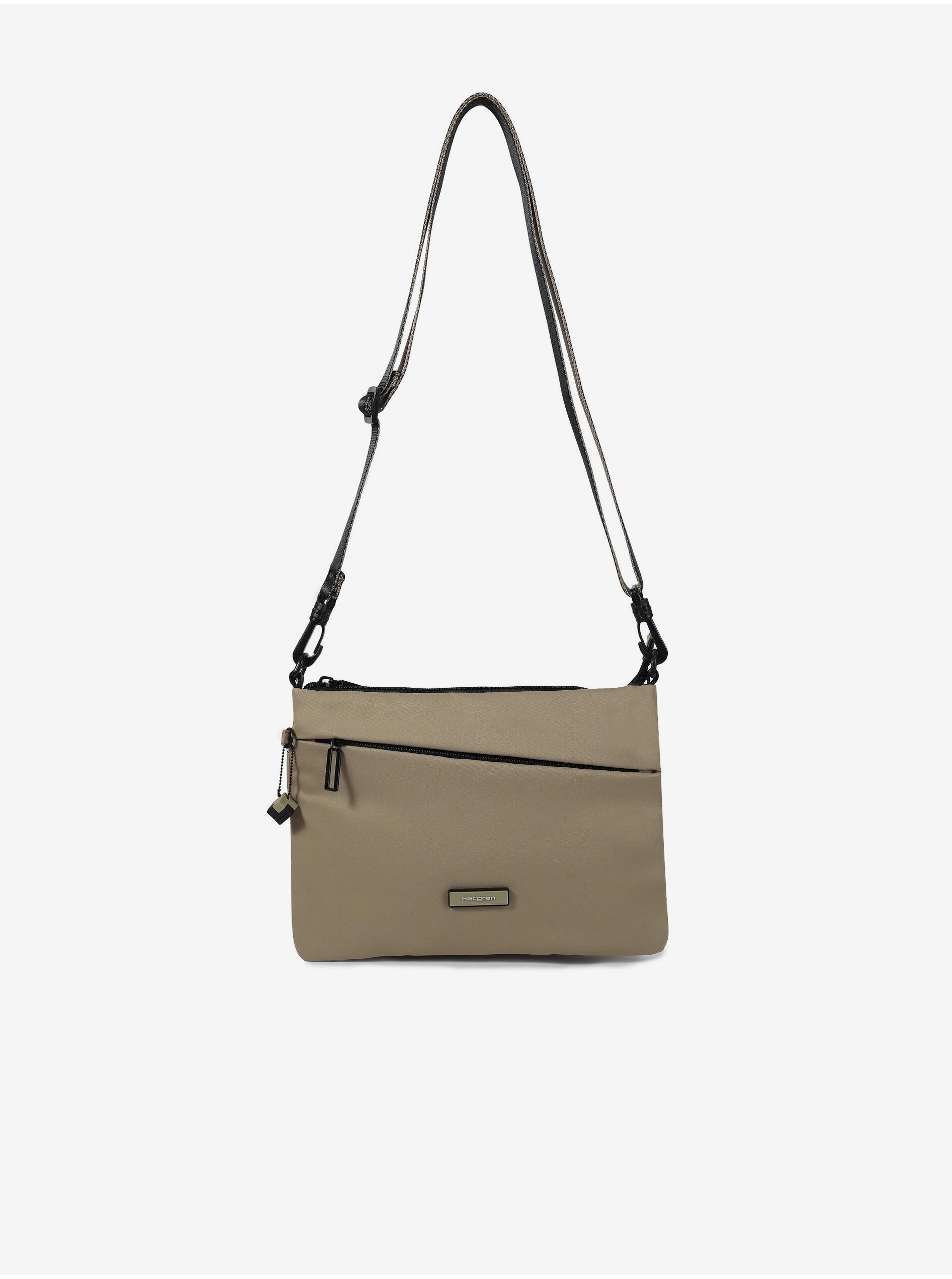 Levně Béžová dámská crossbody kabelka Hedgren Orbit