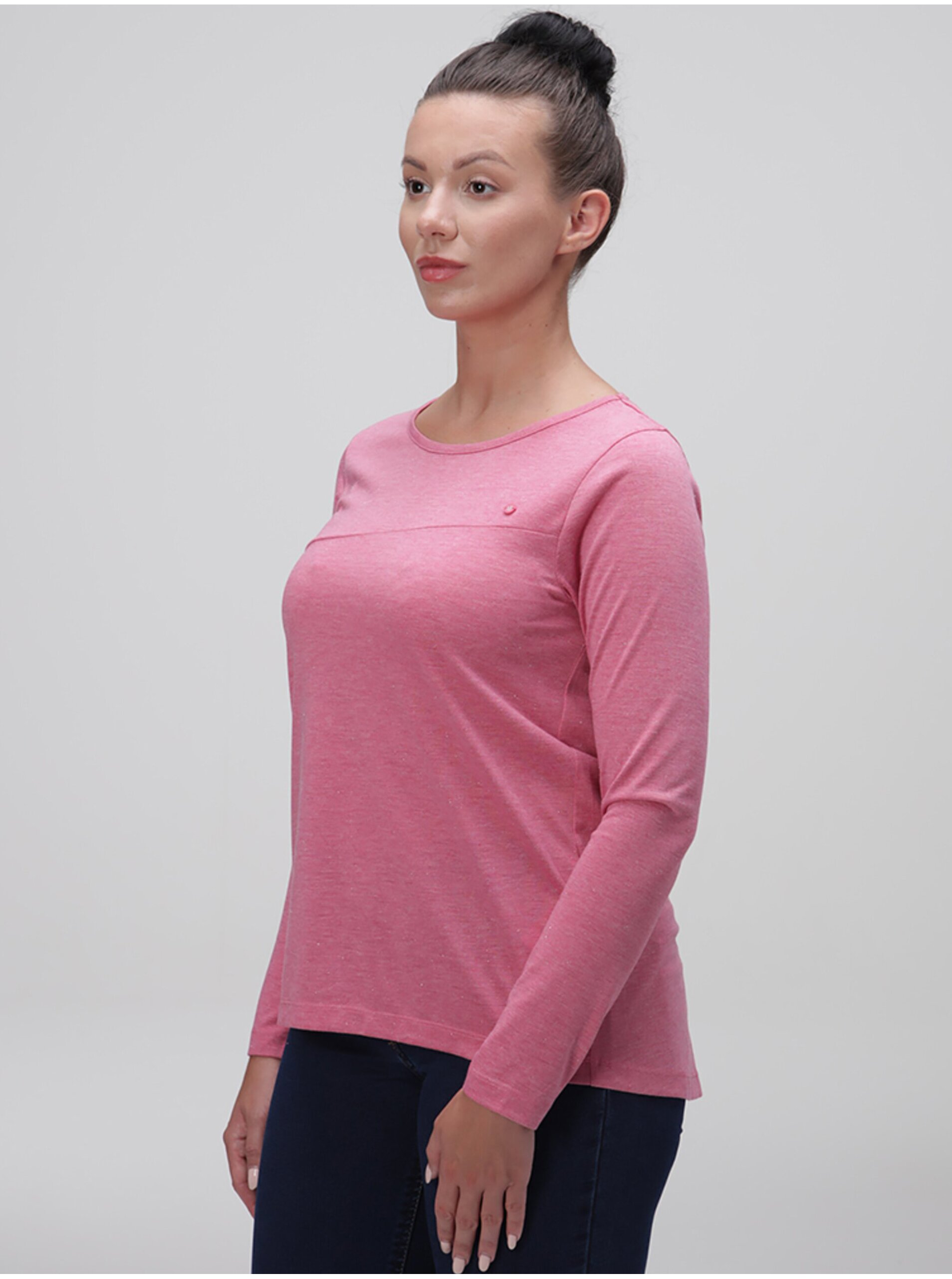Lacno Ružové dámske tričko LOAP BAVAXA