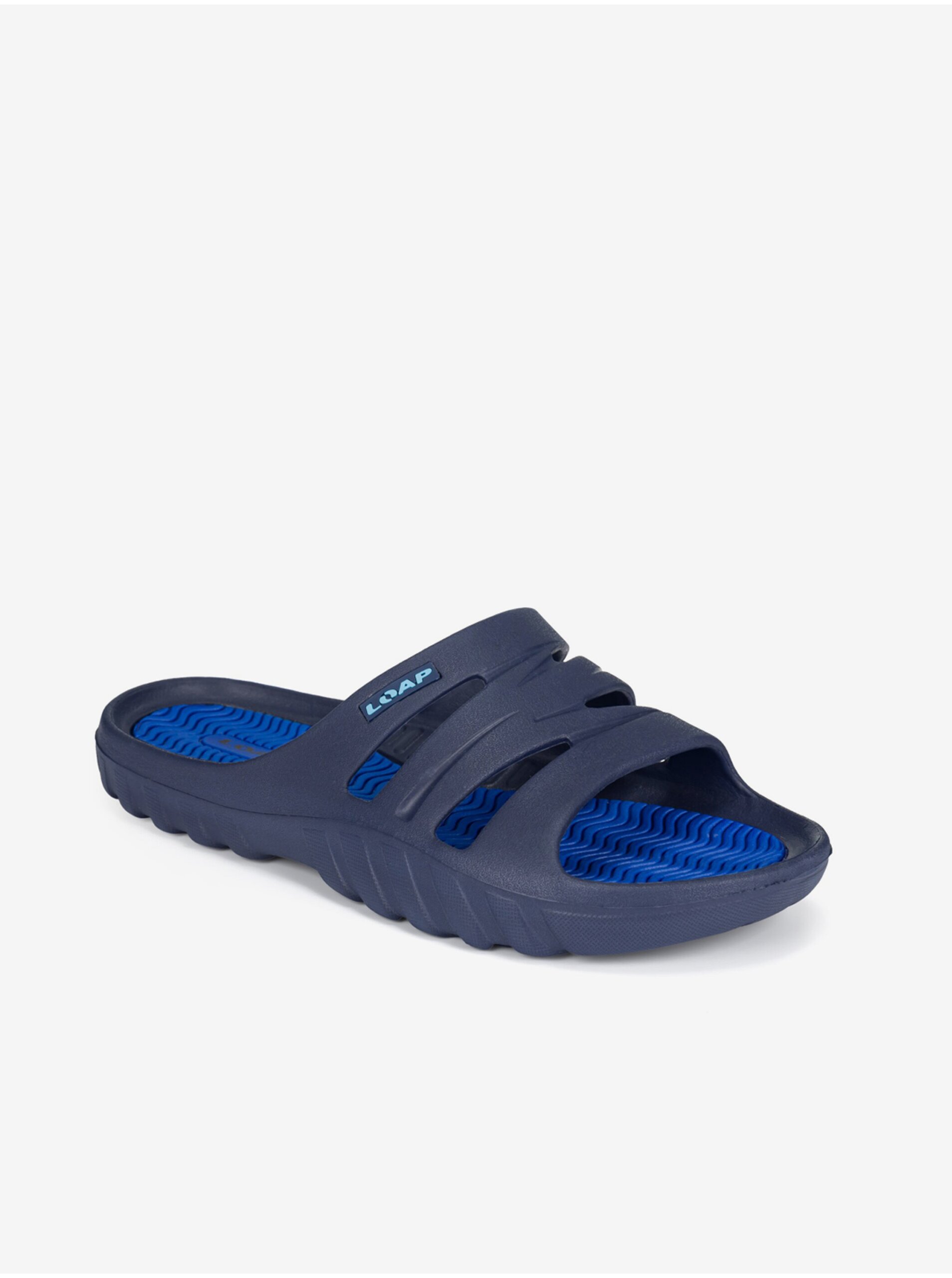 E-shop Tmavě modré pánské pantofle LOAP STASS